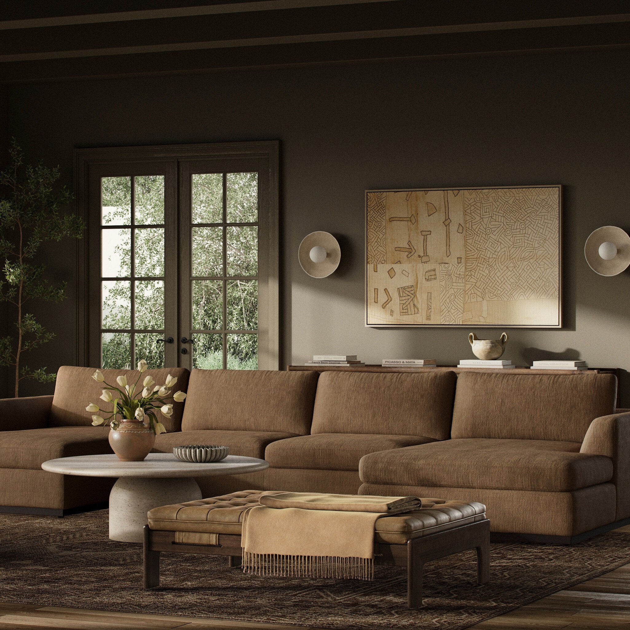 Colt 3-Piece U Sectional - Savoy Ochre - Image 2
