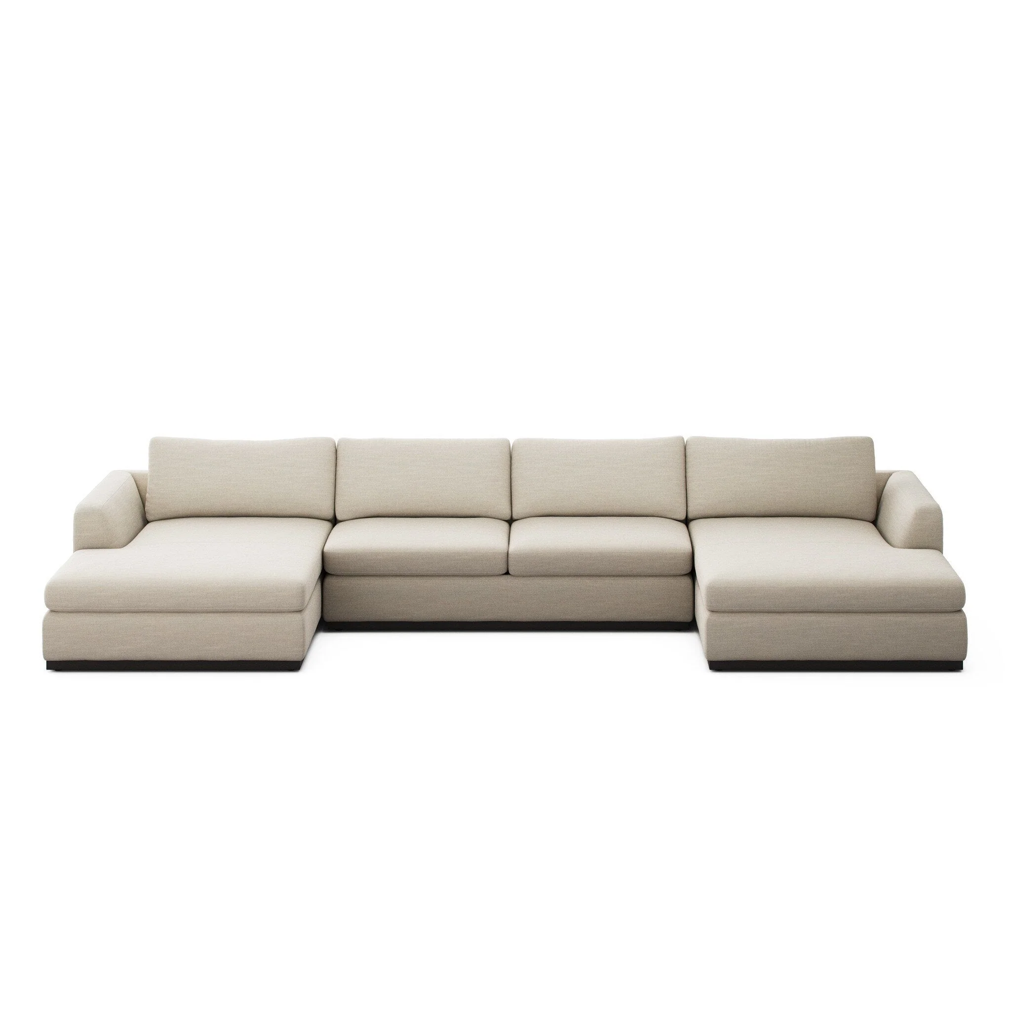Colt 3-Piece U Sectional - Savoy Parchment - Image 1
