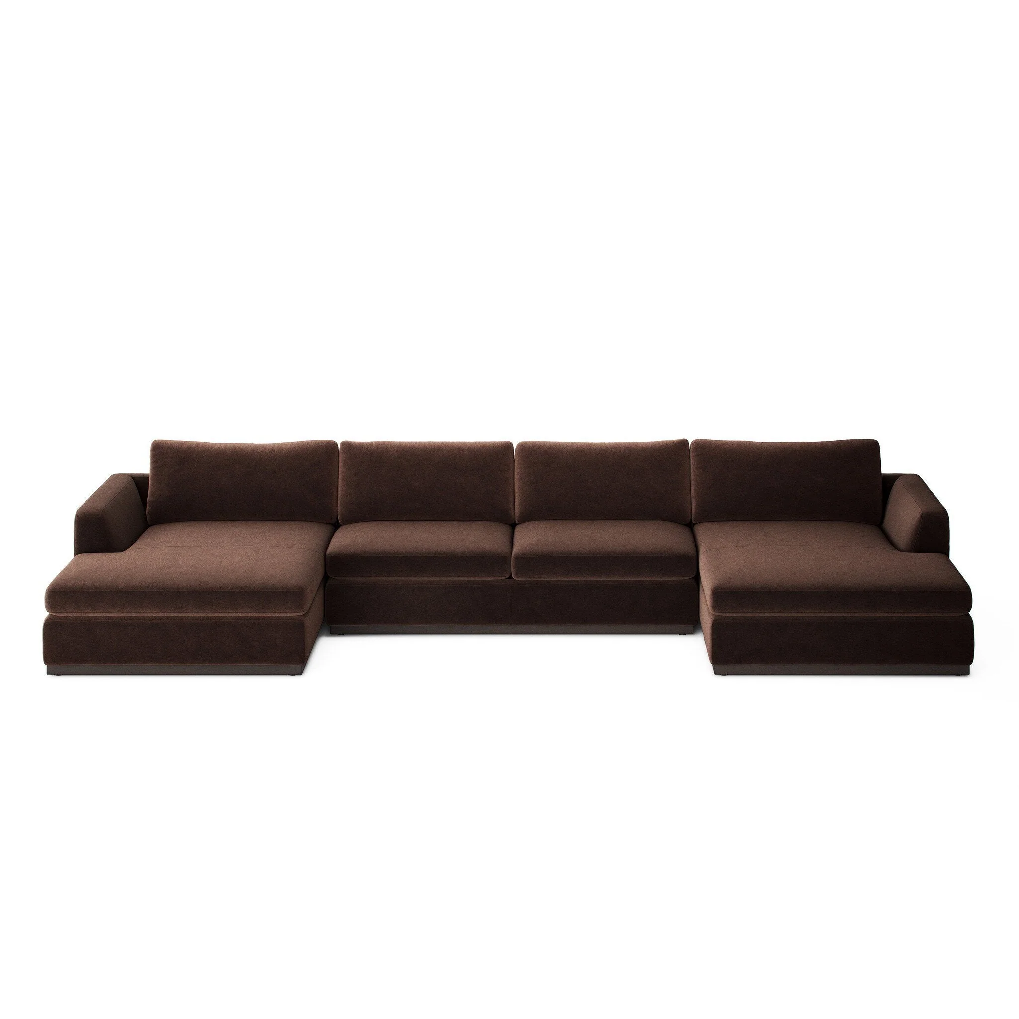 Colt 3-Piece U Sectional - Surrey Cocoa - Image 1