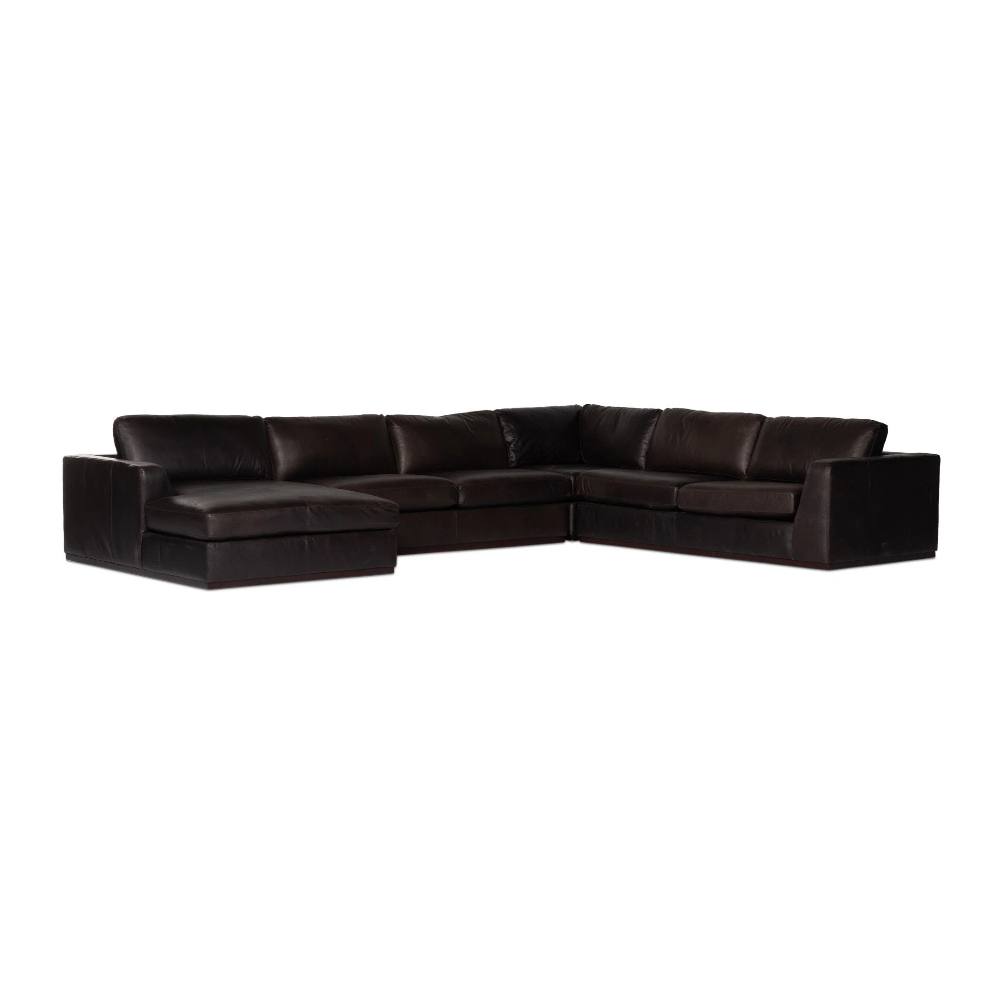 Colt 4-Piece Sectional - Heirloom Cigar | Left Chaise - Image 2