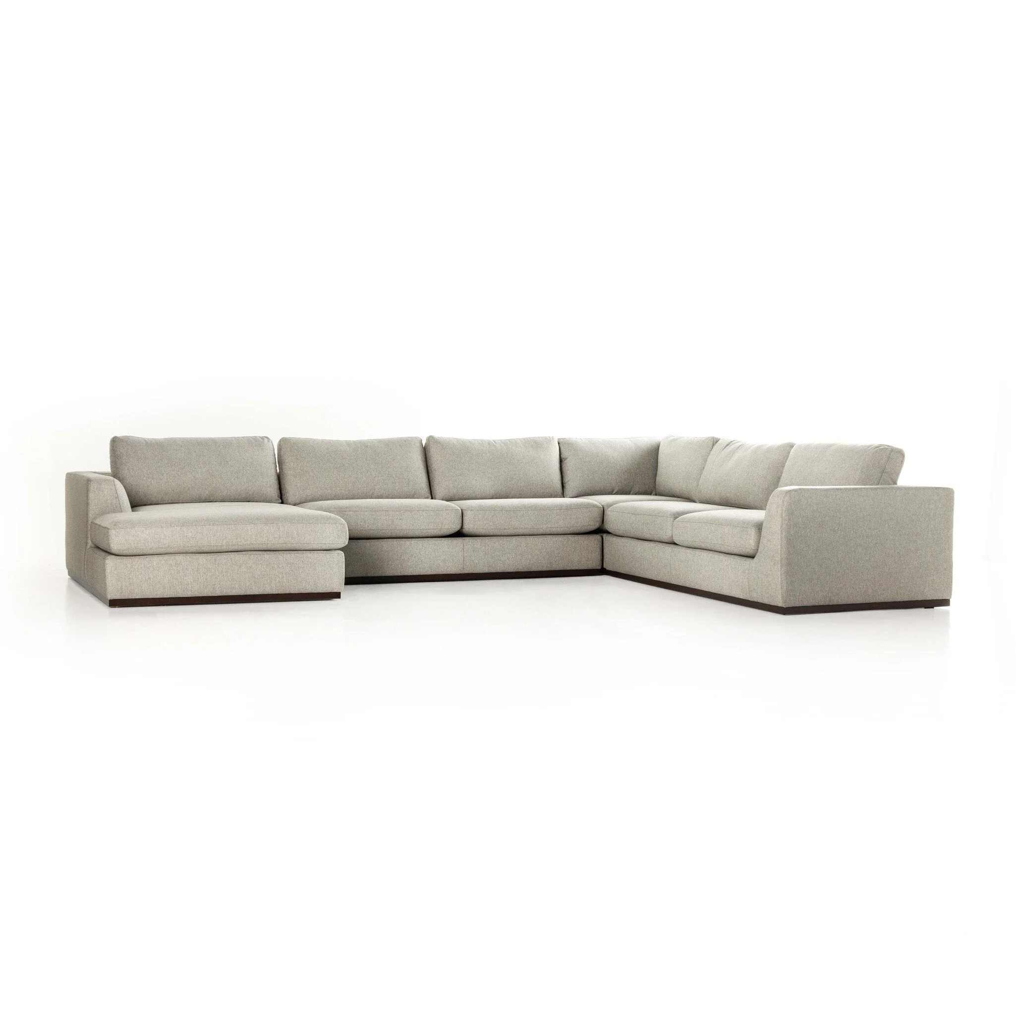 Colt 4-Piece Sectional - Aldred Silver | Left Chaise - Image 2