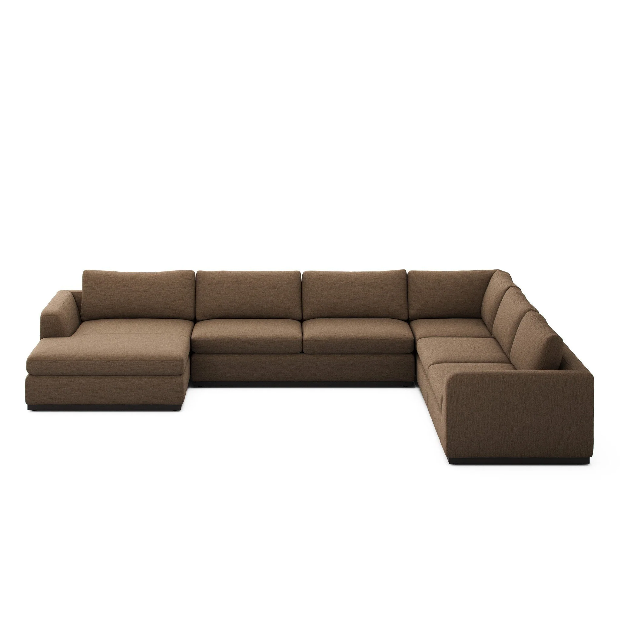 Colt 4-Piece Sectional - Crypton Nomad Mushroom | Left Chaise - Image 1