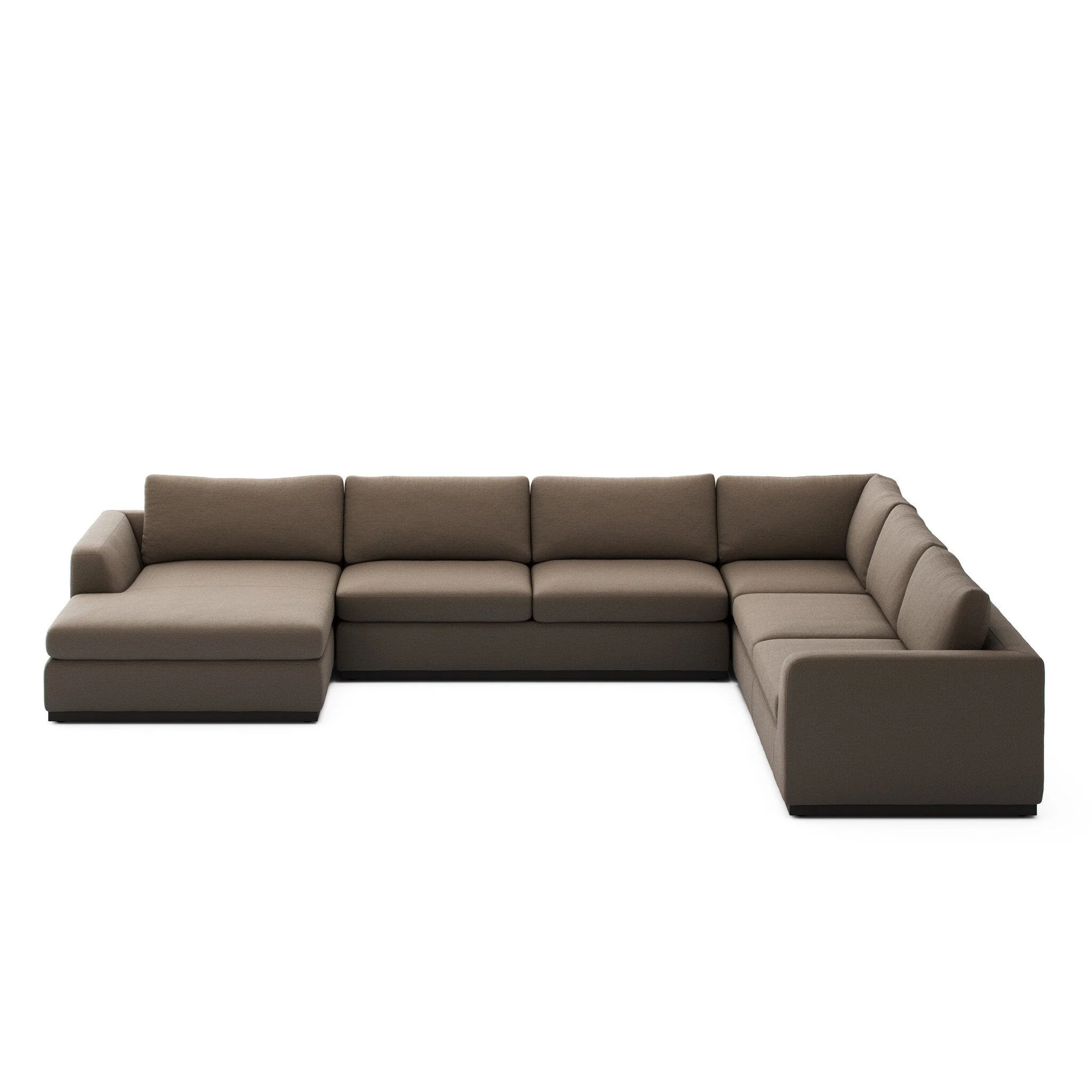Colt 4-Piece Sectional - Savoy Coffee | Left Chaise - Image 1