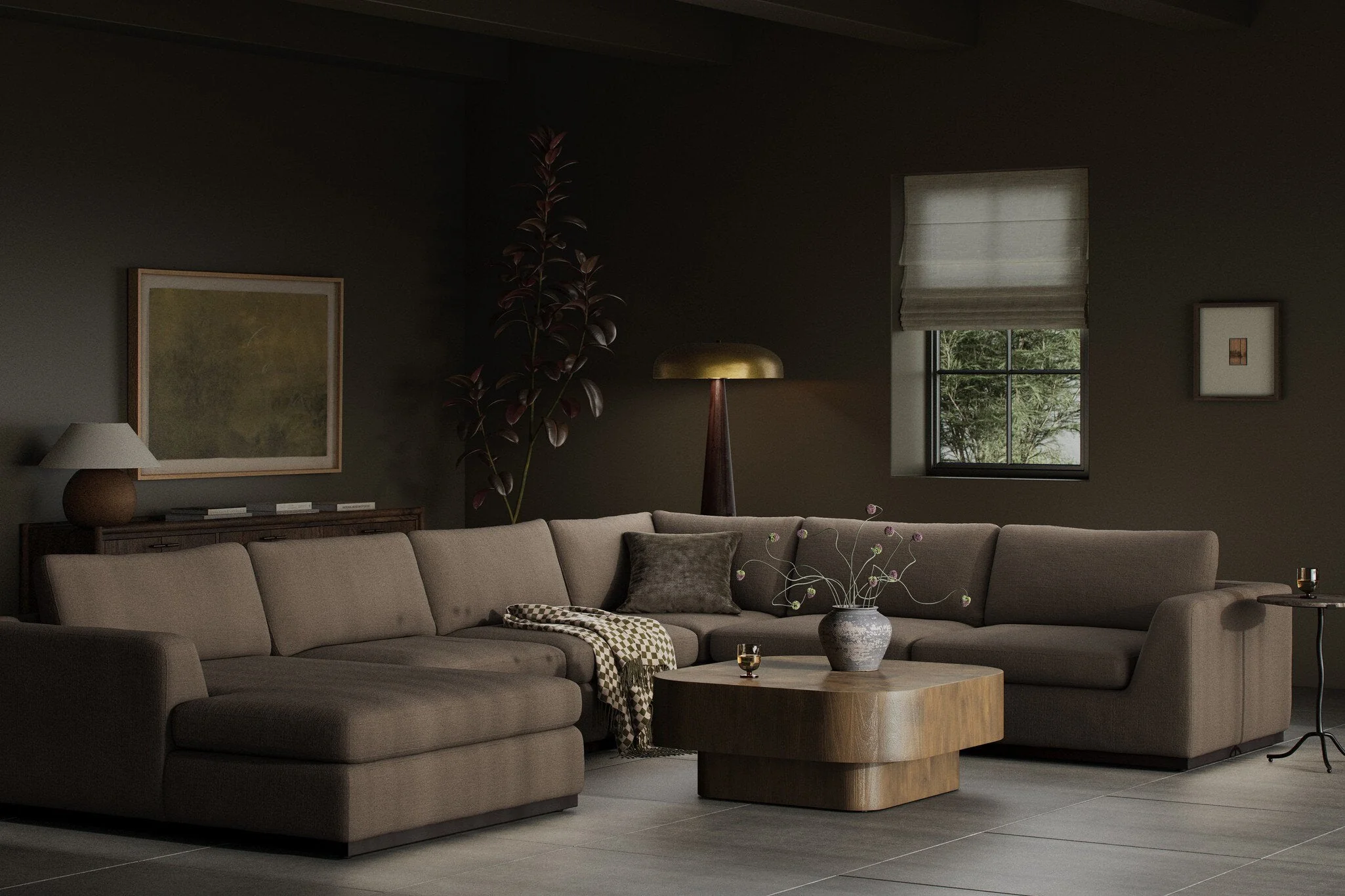 Colt 4-Piece Sectional - Savoy Coffee | Left Chaise - Image 3