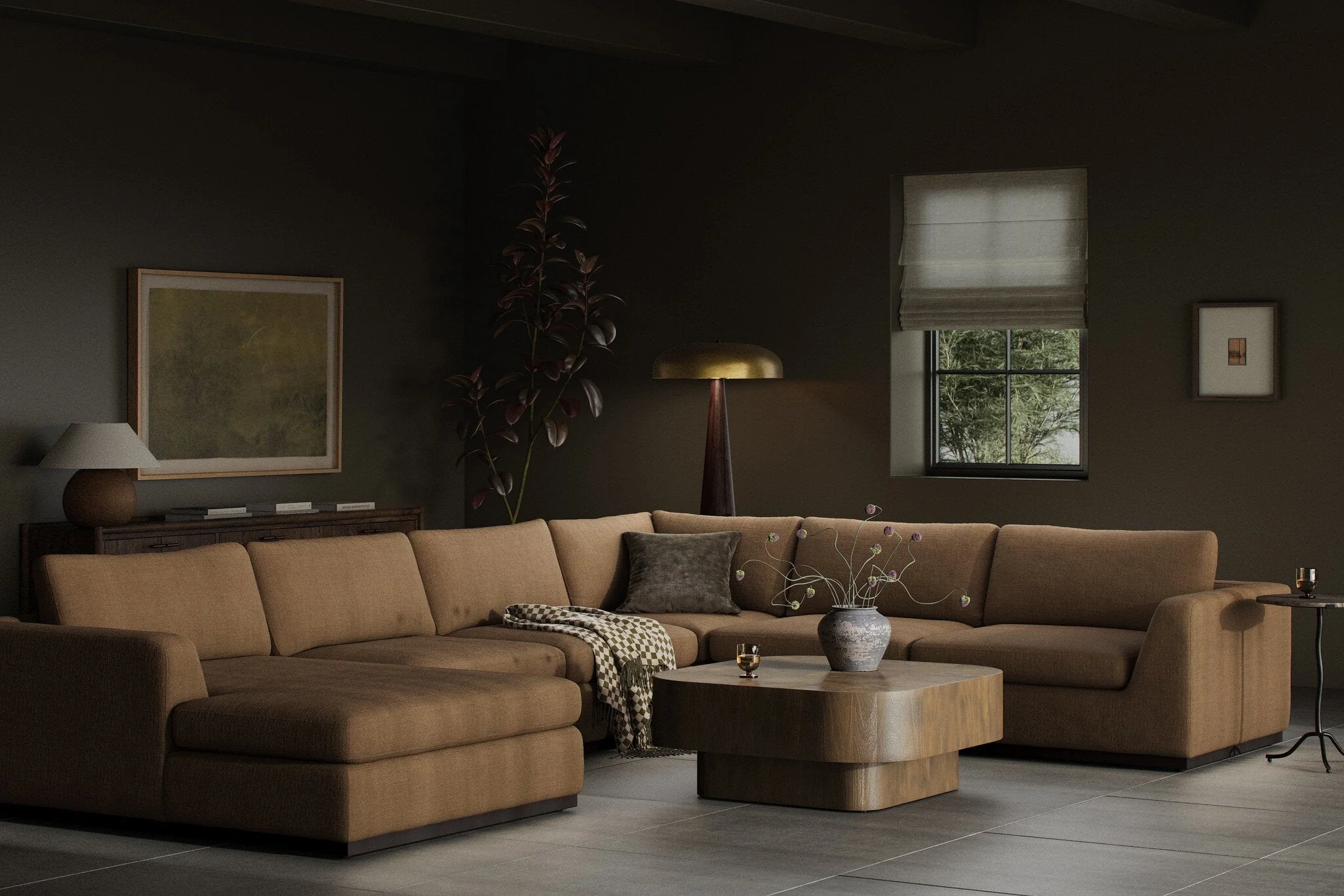 Colt 4-Piece Sectional - Savoy Ochre | Left Chaise - Image 3