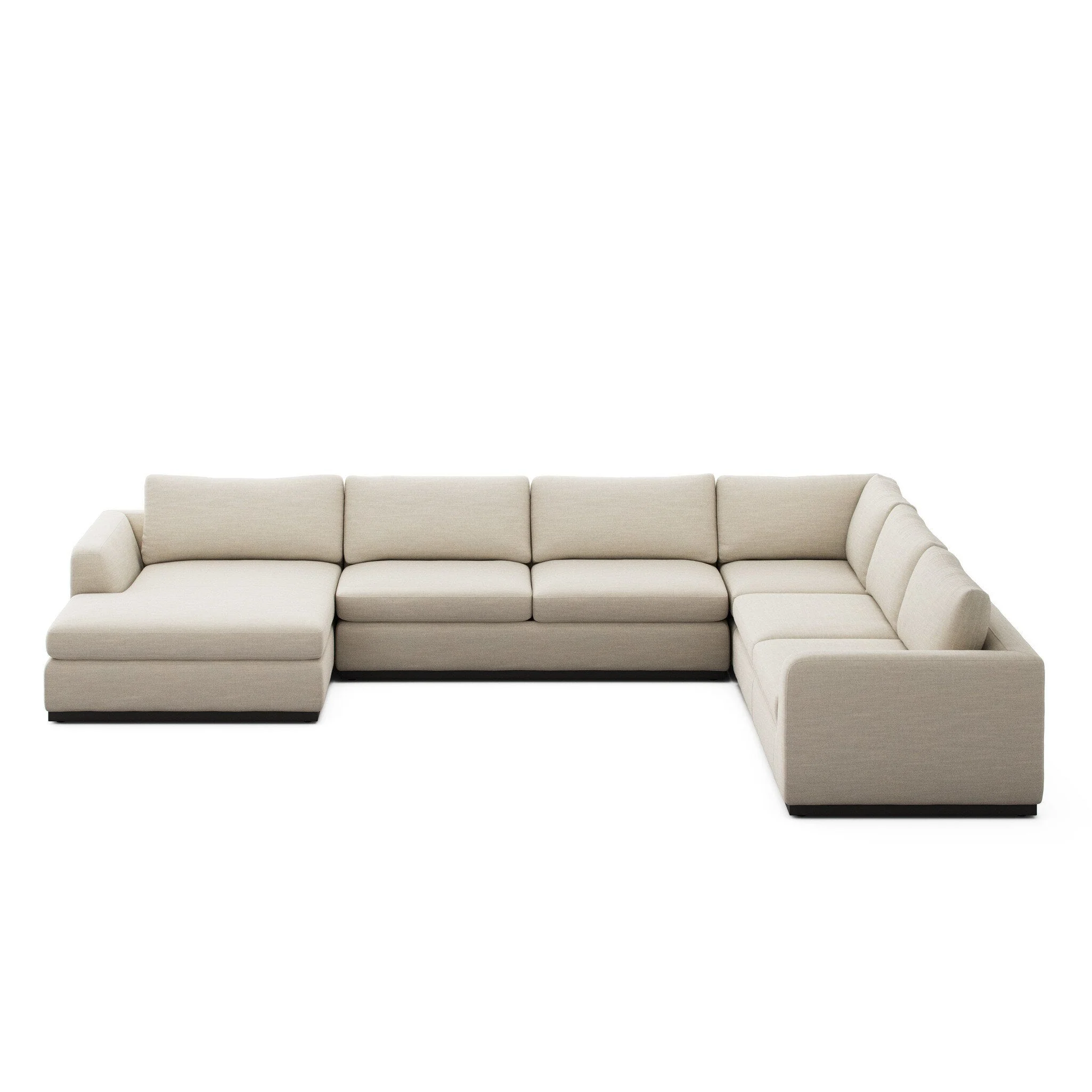 Colt 4-Piece Sectional - Savoy Parchment | Left Chaise - Image 1