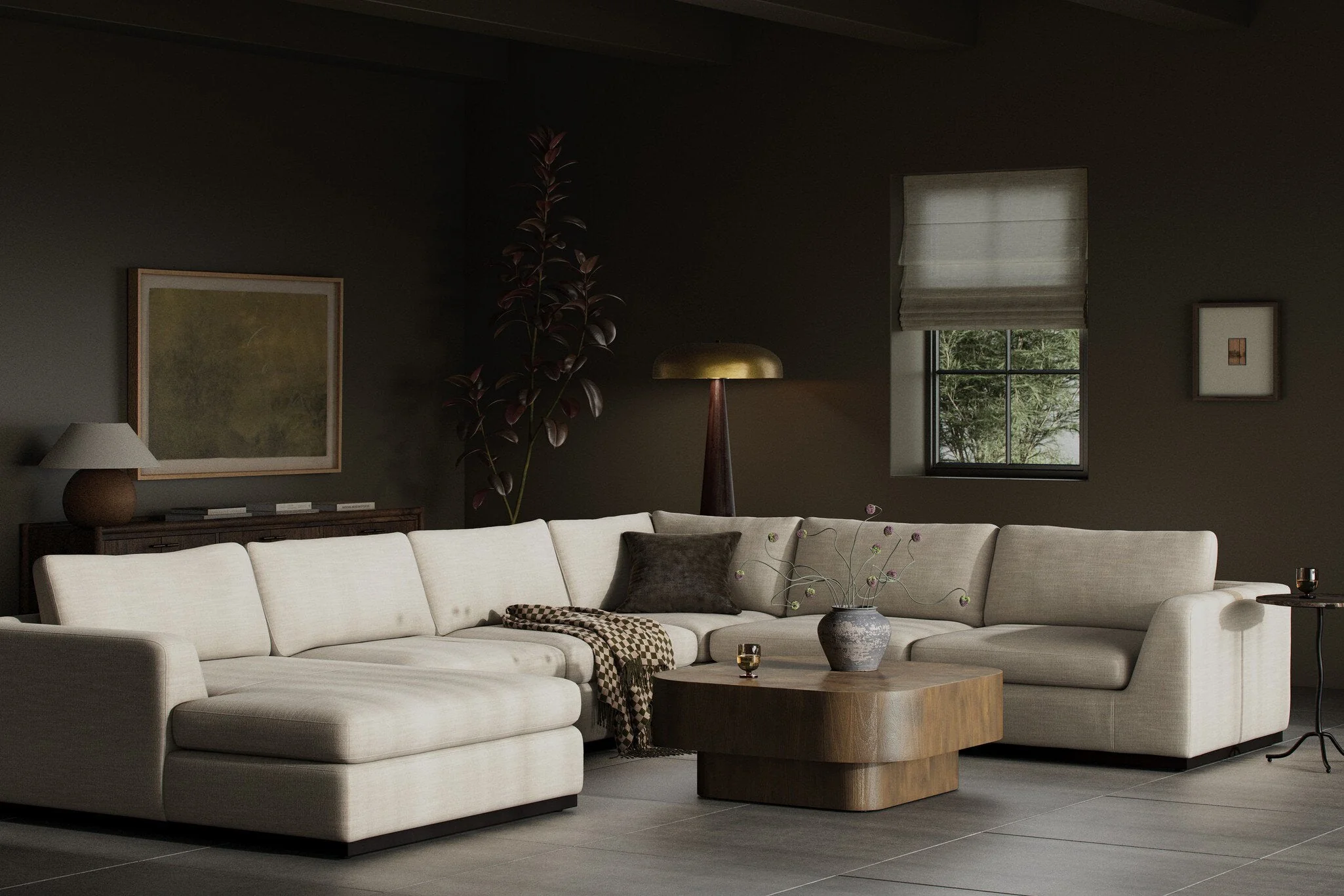 Colt 4-Piece Sectional - Savoy Parchment | Left Chaise - Image 3