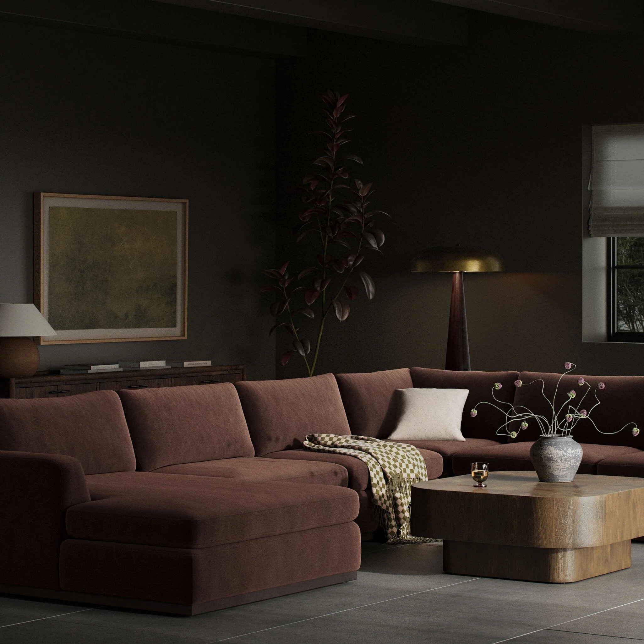 Colt 4-Piece Sectional - Surrey Cocoa | Left Chaise - Image 2