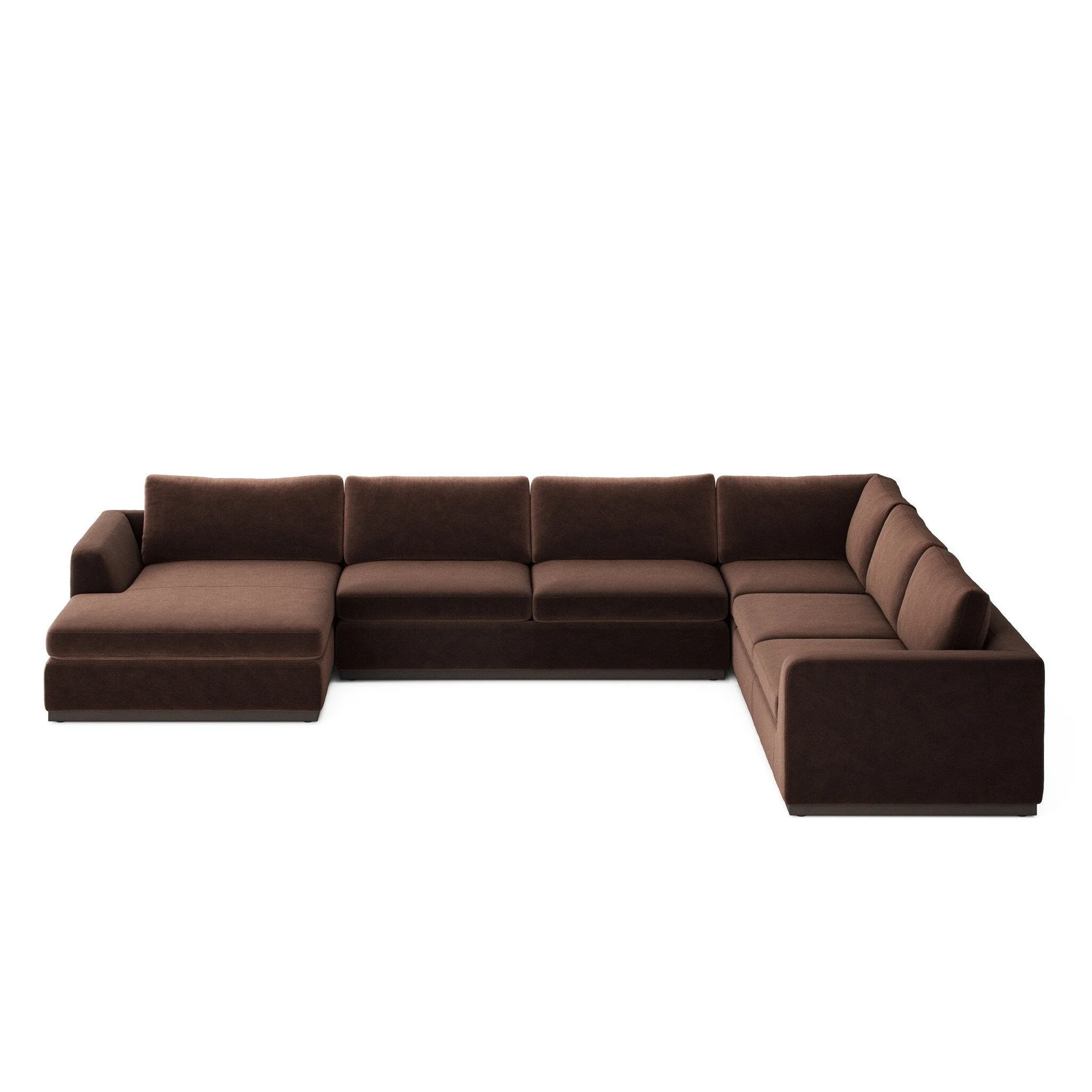 Colt 4-Piece Sectional - Surrey Cocoa | Left Chaise - Image 1