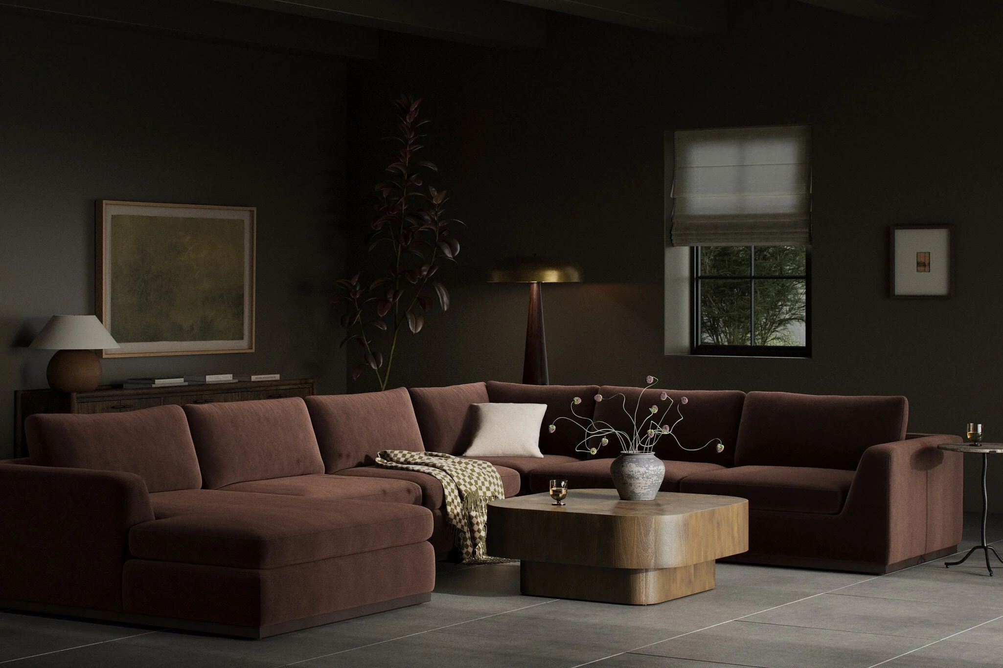 Colt 4-Piece Sectional - Surrey Cocoa | Left Chaise - Image 3