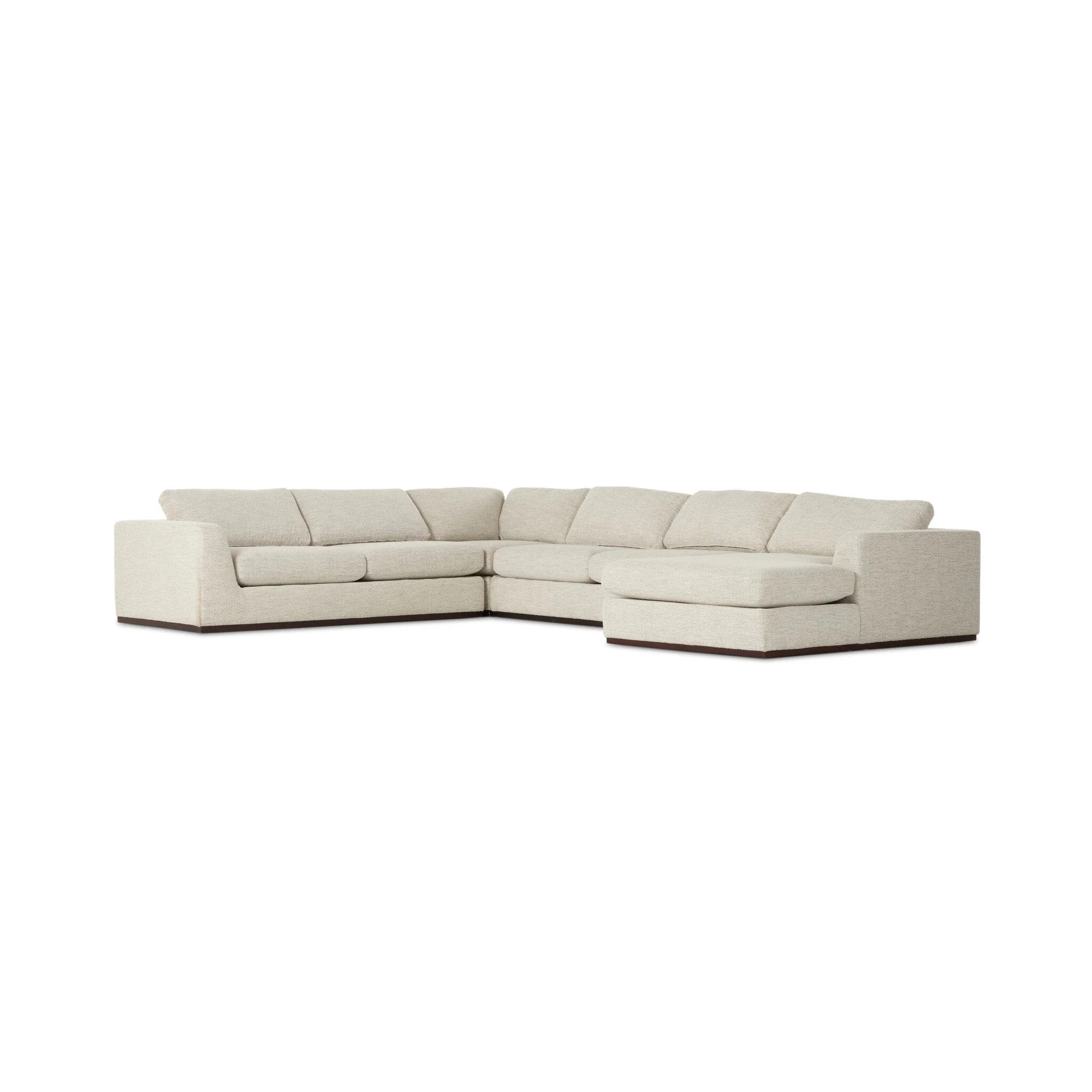 Colt 4-Piece Sectional - Merino Cotton | Right Chaise - Image 1