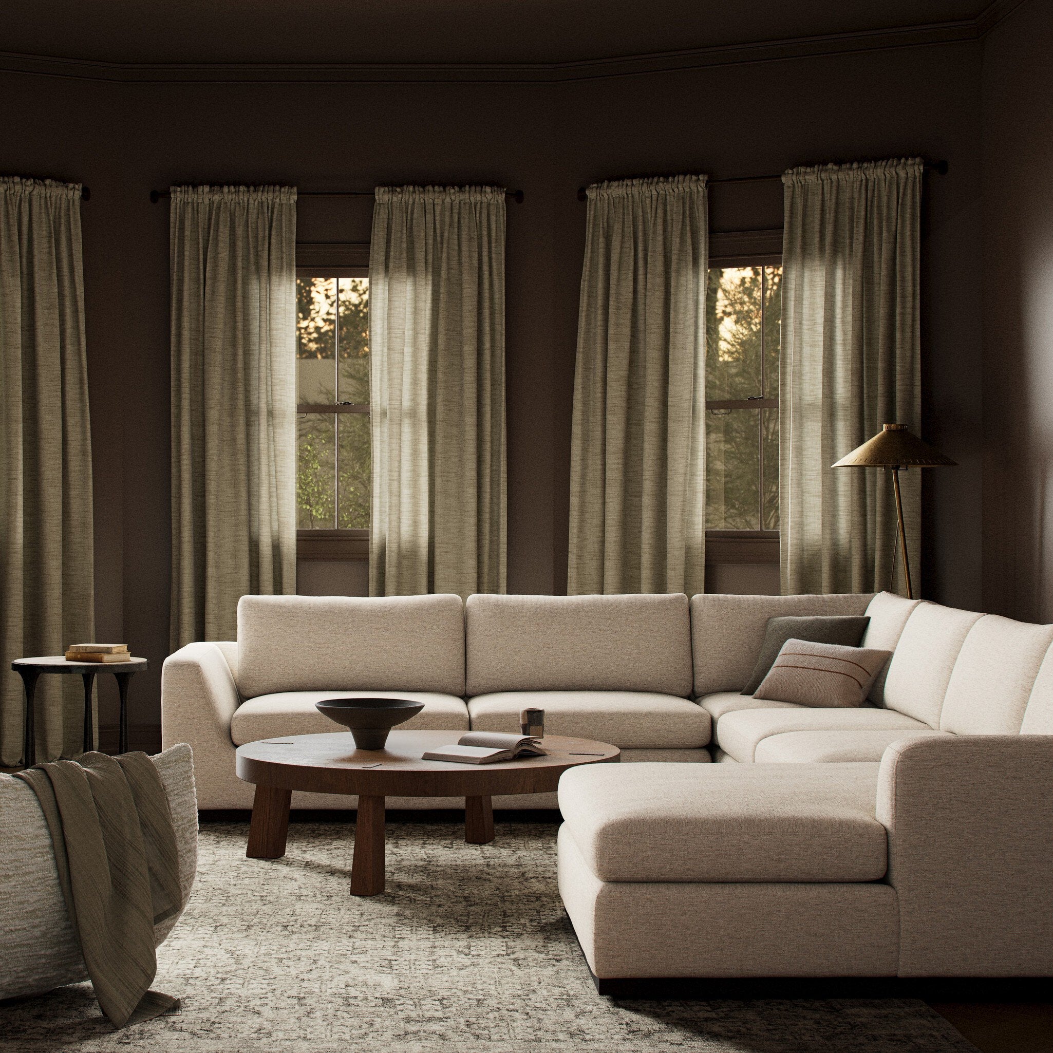 Colt 4-Piece Sectional - Crypton Nomad Snow - Image 2