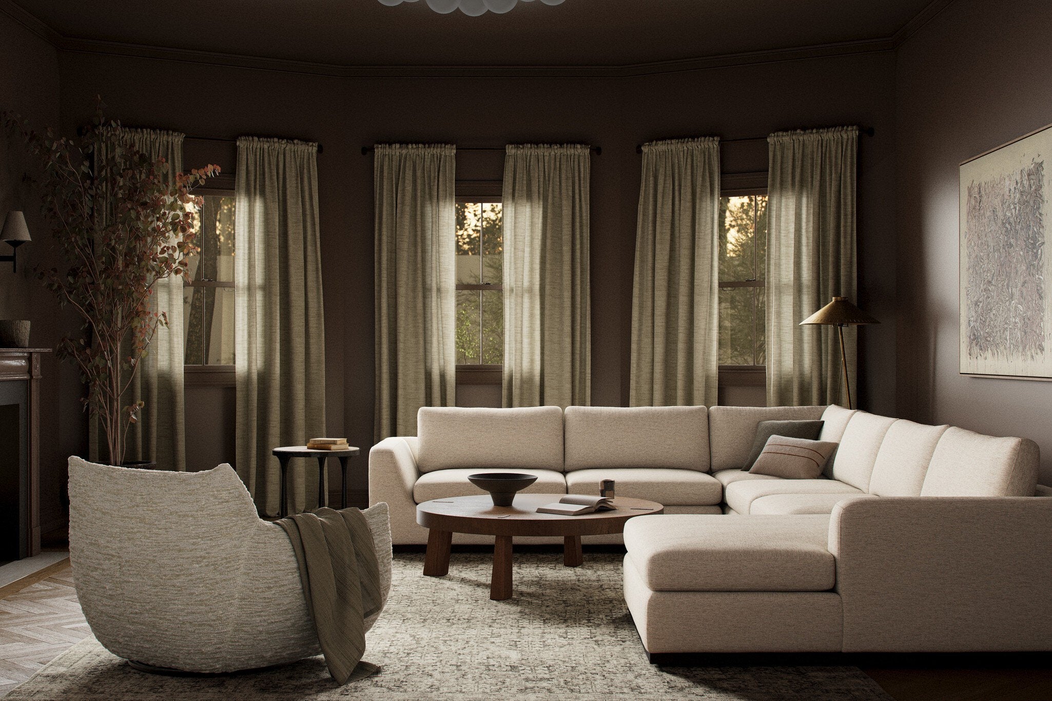 Colt 4-Piece Sectional - Crypton Nomad Snow - Image 3