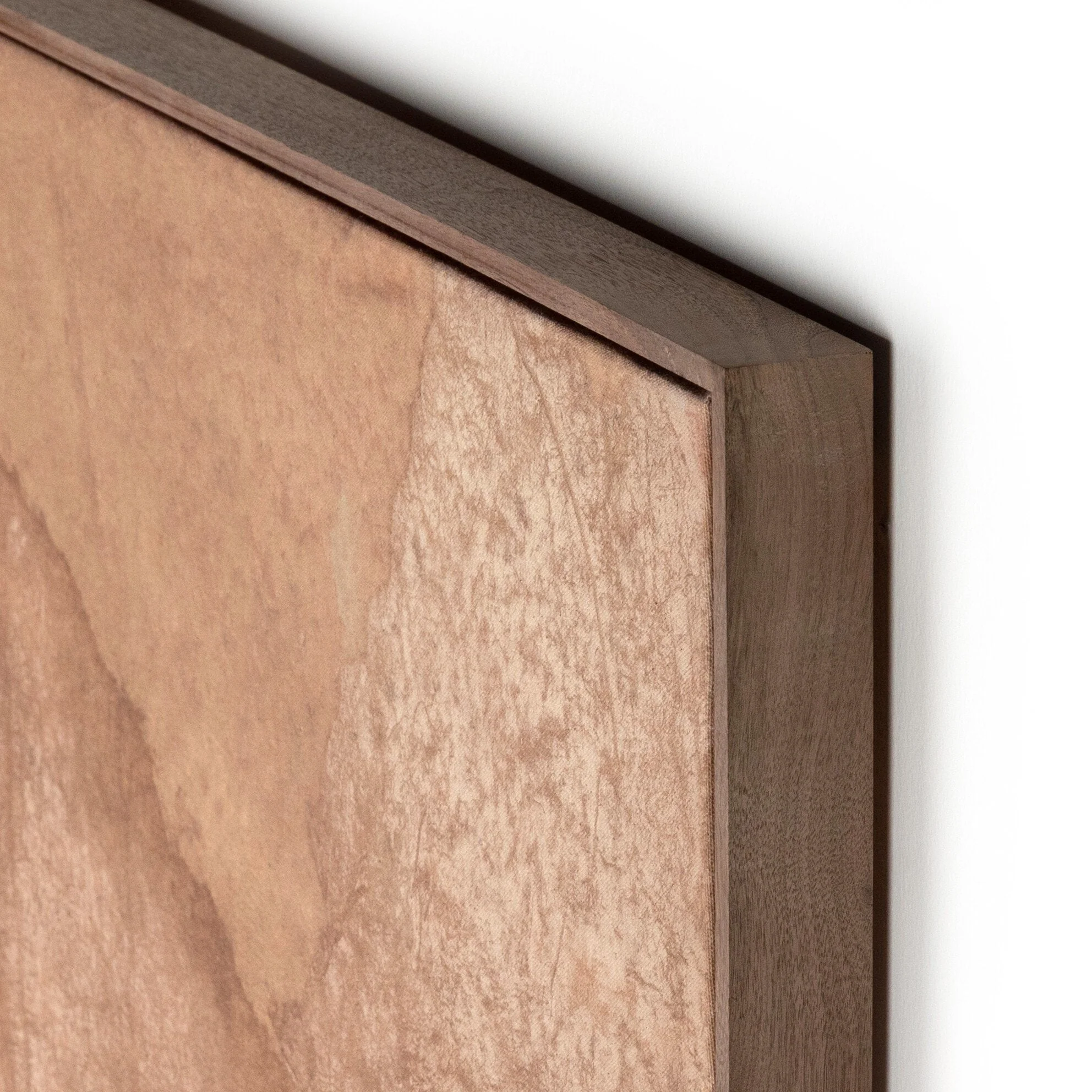 Unforeseen Beauty by Molly Supplee - Rustic Walnut Floater - Image 3