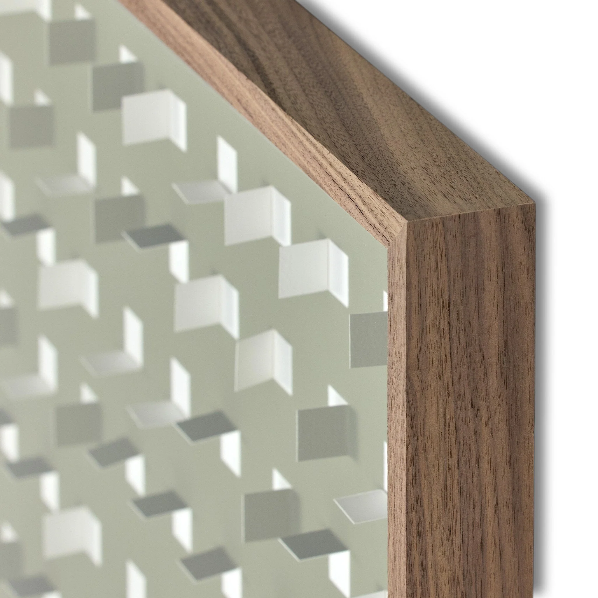 See Through Olive by FH Art Studio - Rustic 2.5 Walnut | 72" x 32" - Image 3