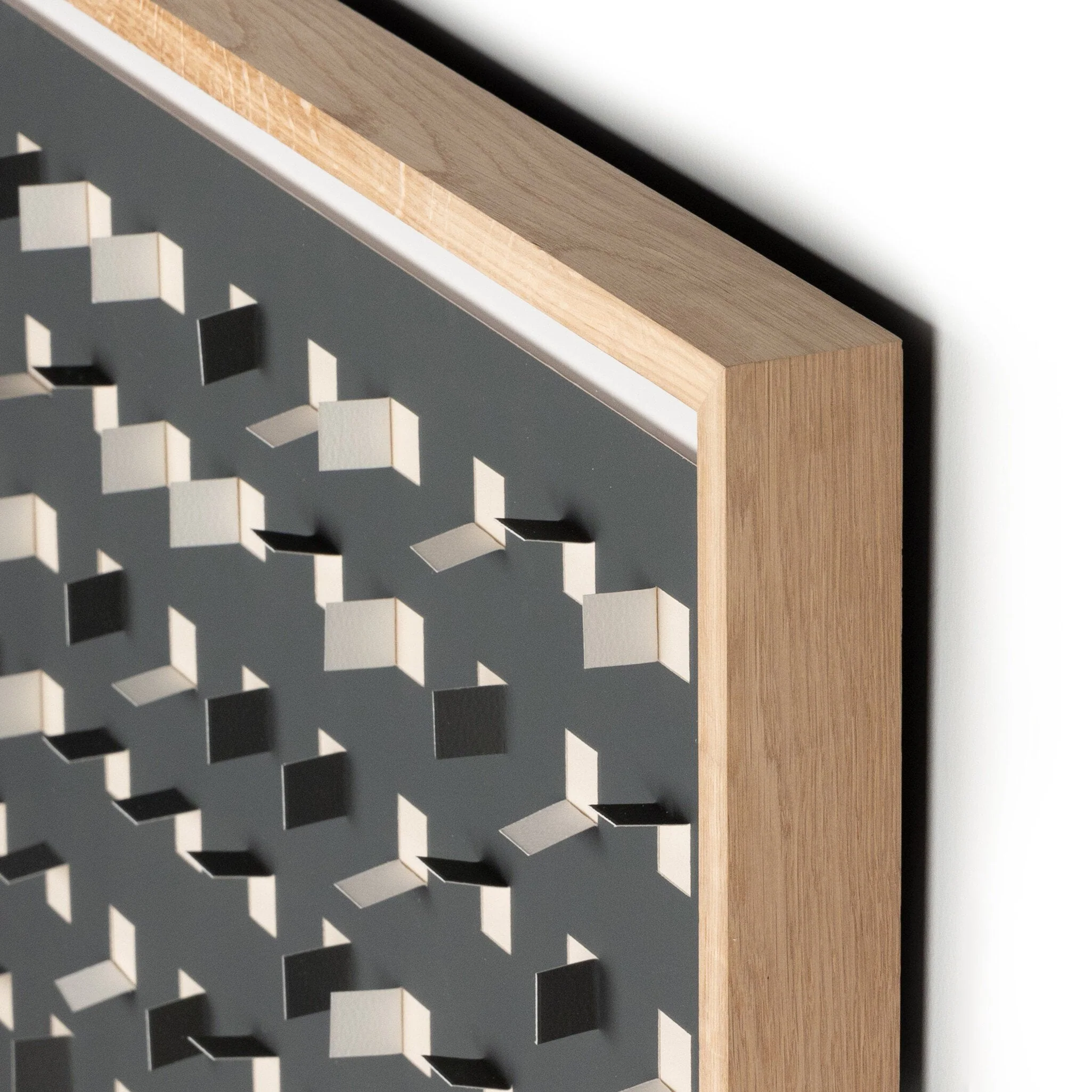 See Through Dark Shadow by FH Art Studio - Vertical Grain 2.5 White Oak - Image 3