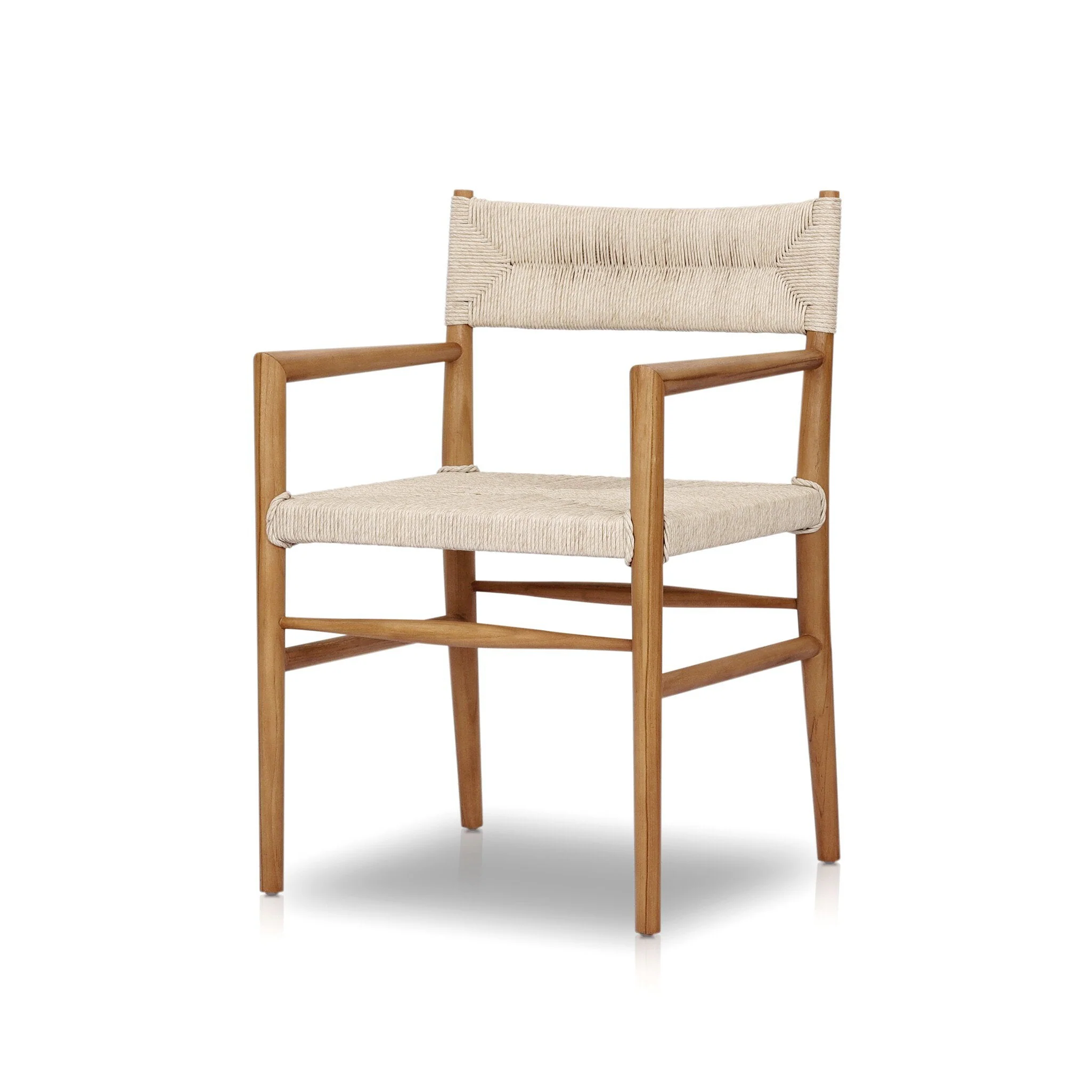 Lomas Outdoor Dining Armchair - Vintage White - Image 2