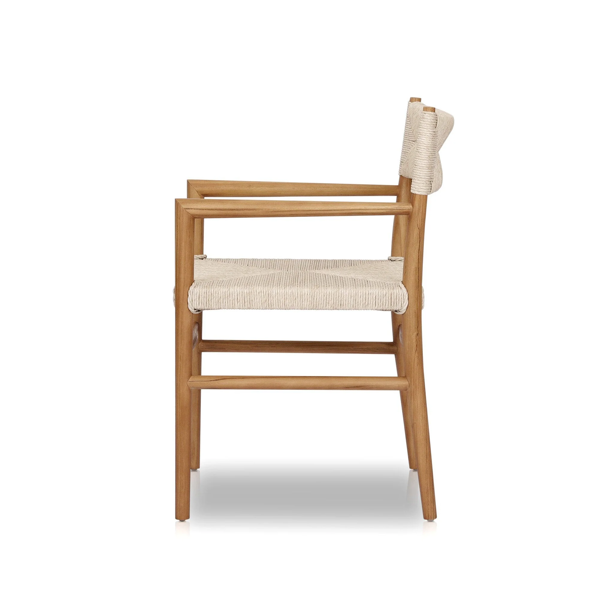Lomas Outdoor Dining Armchair - Vintage White - Image 3