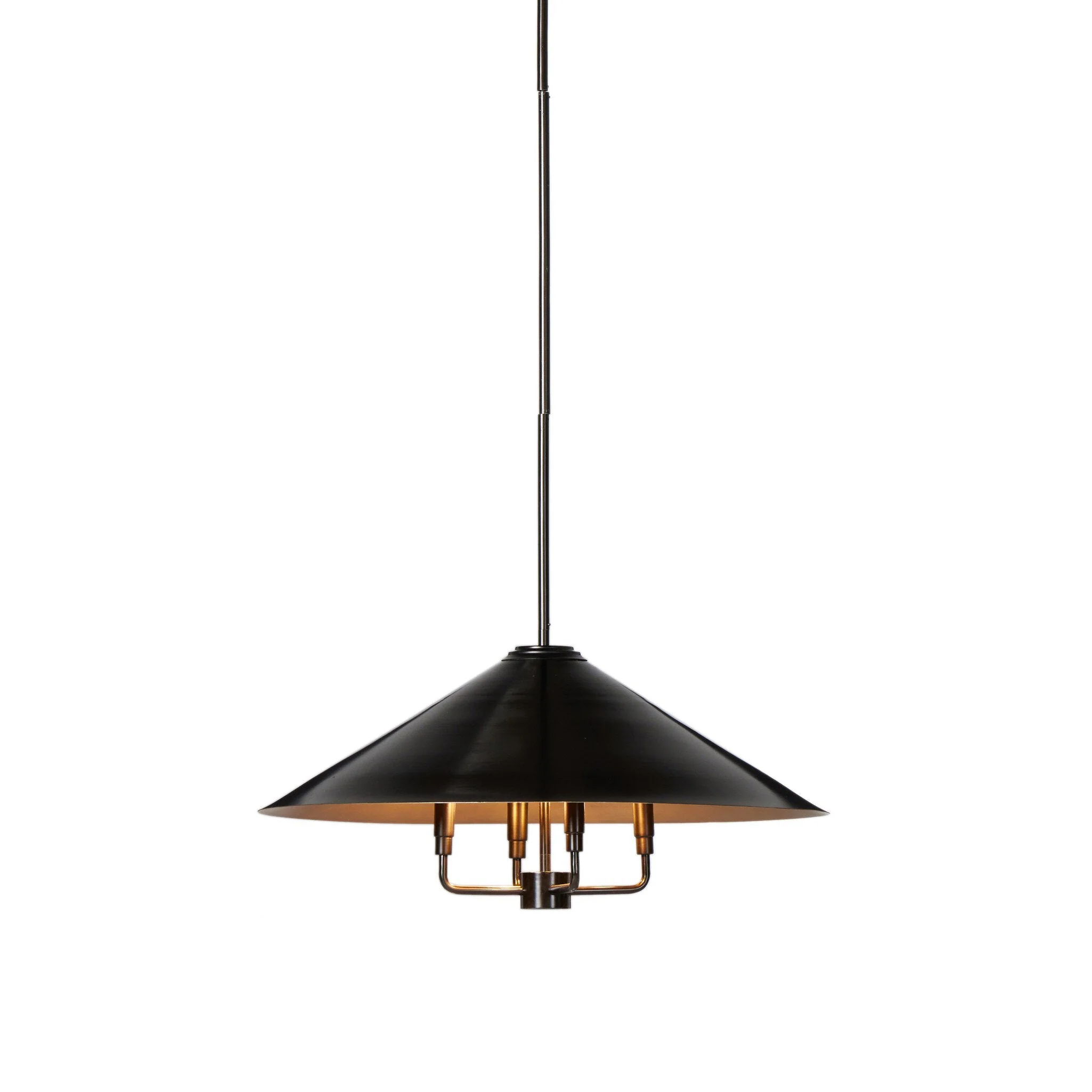 Siriano Chandelier - Antique Brass Iron - Image 2