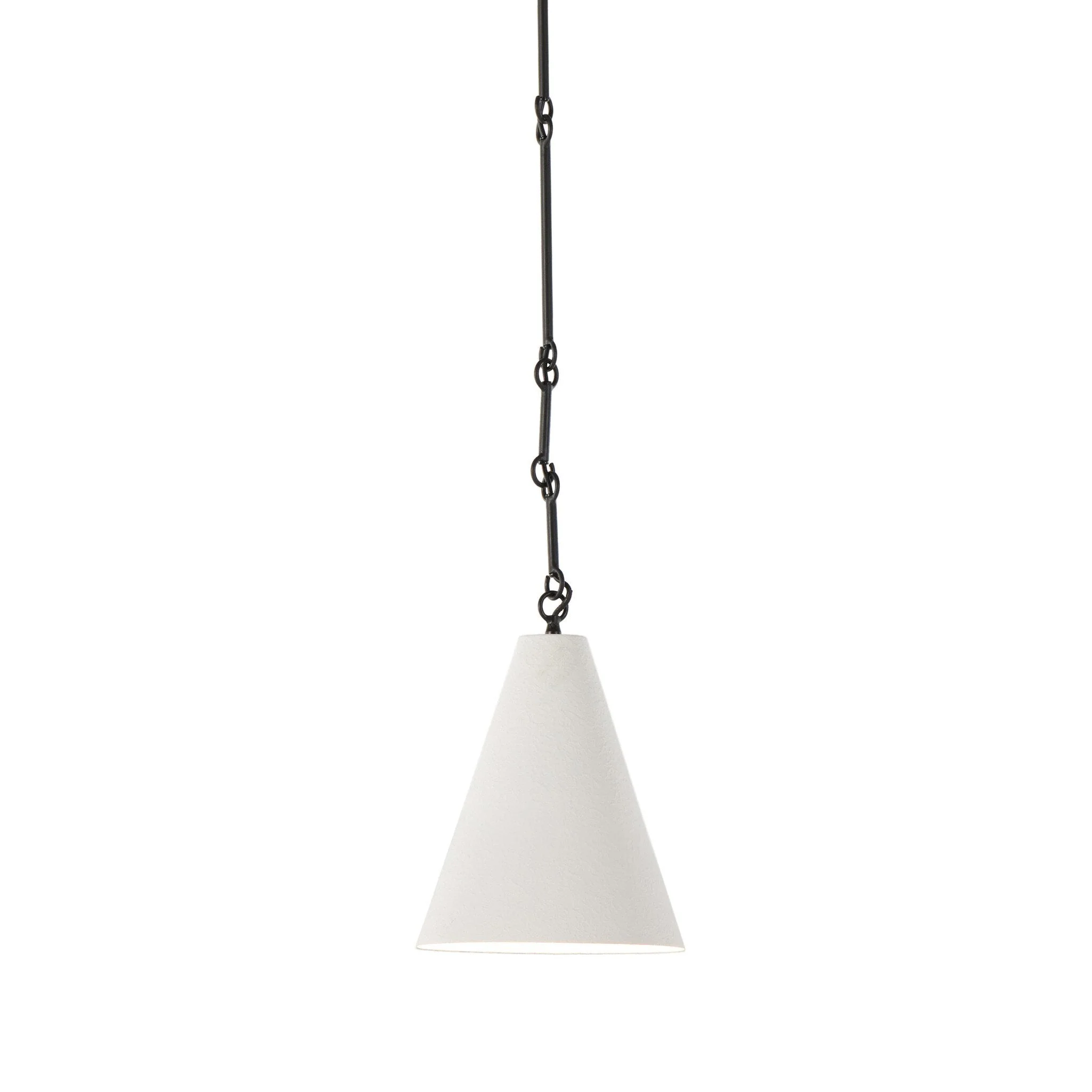 Grazia Small Pendant - Matte White Plaster - Image 2