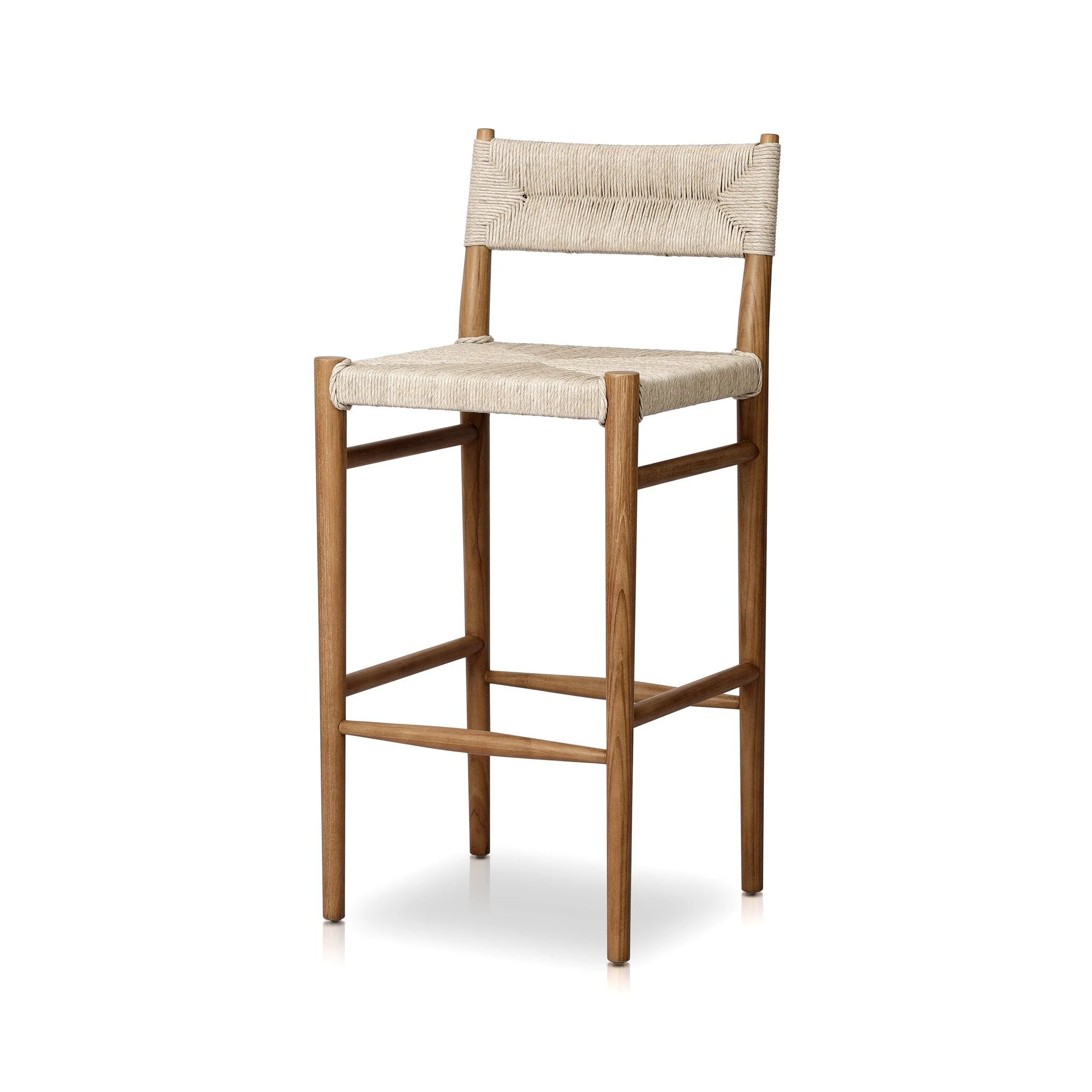 Lomas Outdoor Bar Stool - Vintage White - Image 2