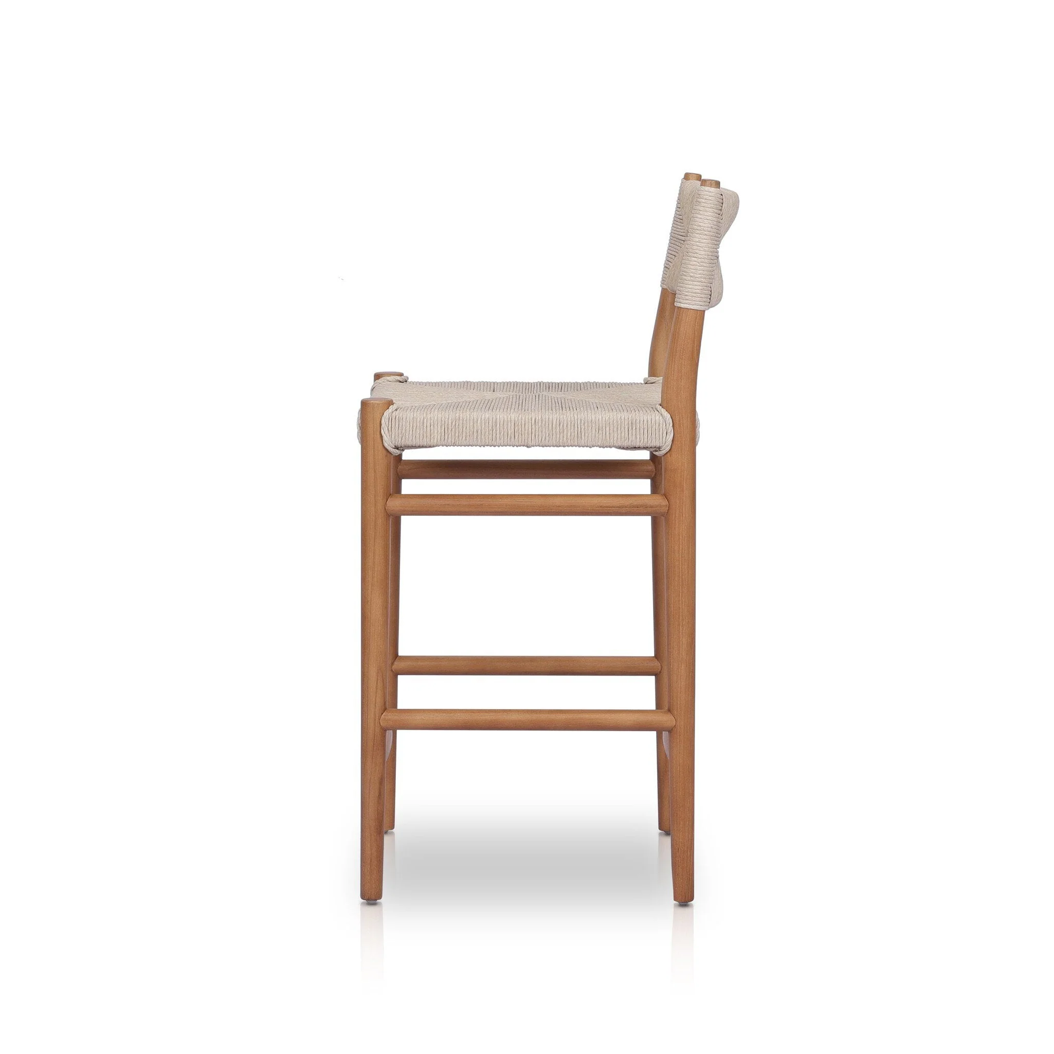 Lomas Outdoor Counter Stool - Vintage White - Image 3