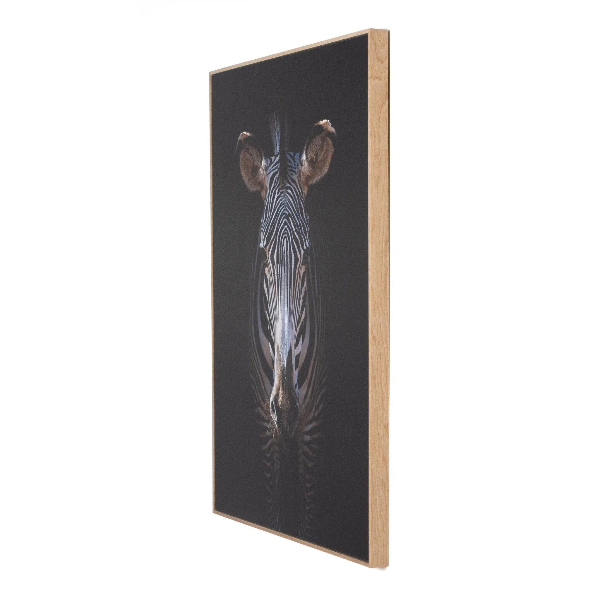 Zebra Stare by Getty Images - Vertical Grain White Oak Floater - Image 2