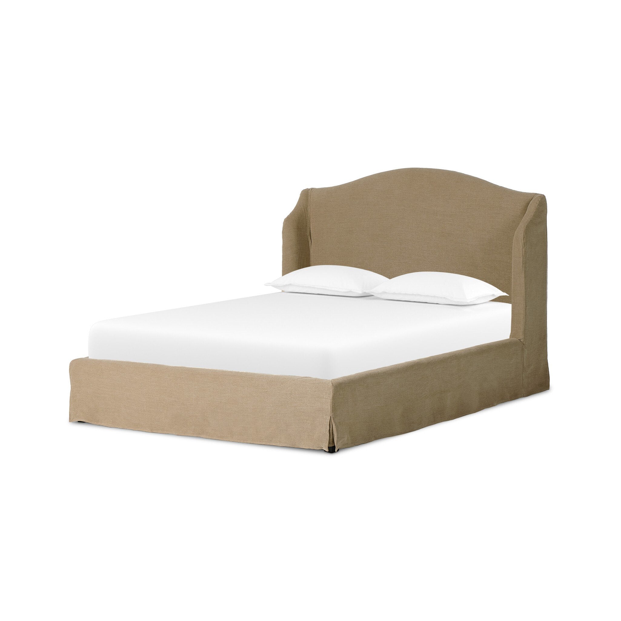 Meryl Slipcover Bed - Broadway Canvas | Queen - Image 2