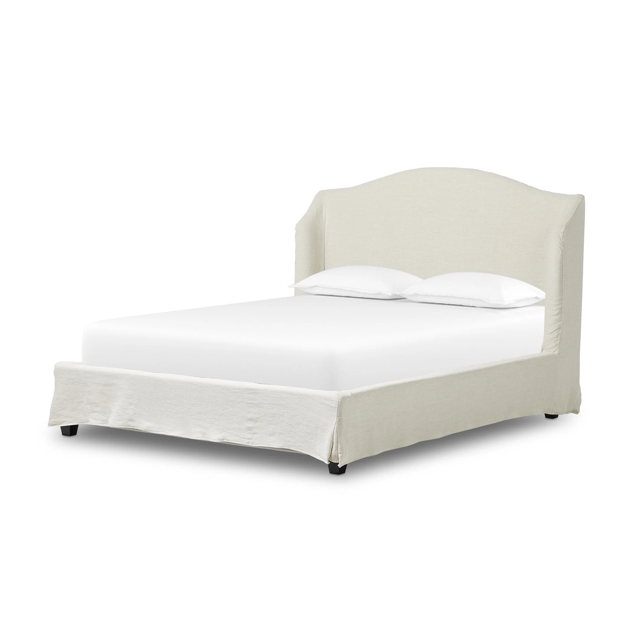 Meryl Slipcover Bed - Broadway Mist | King - Image 2