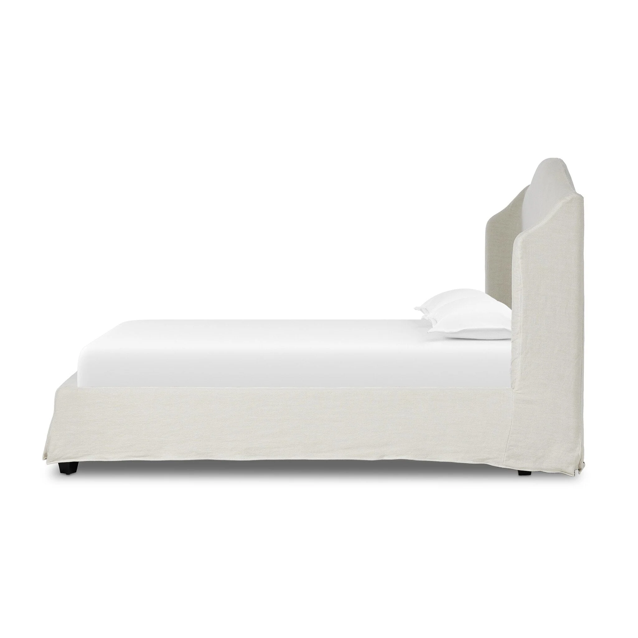 Meryl Slipcover Bed - Broadway Mist | King - Image 3