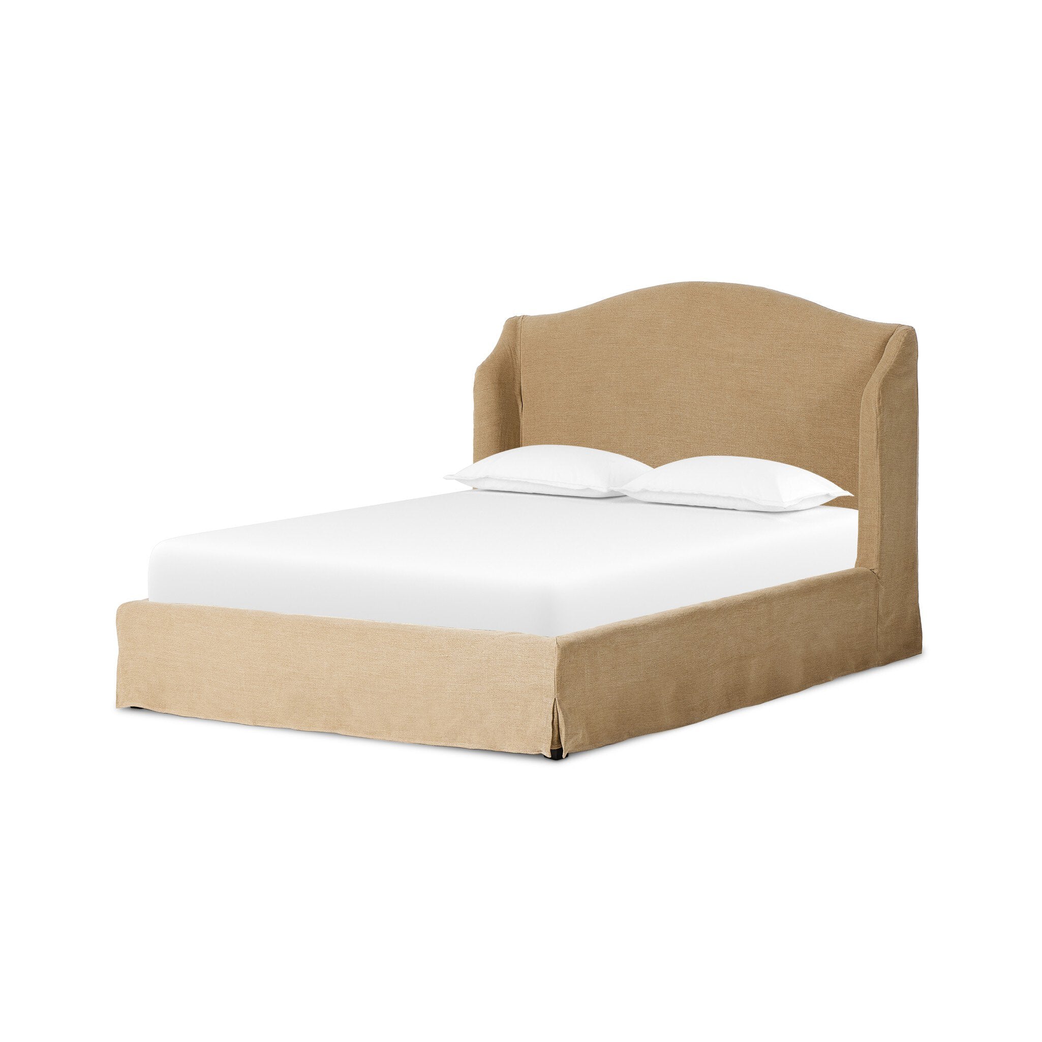 Meryl Slipcover Bed - Broadway Canvas | King - Image 2