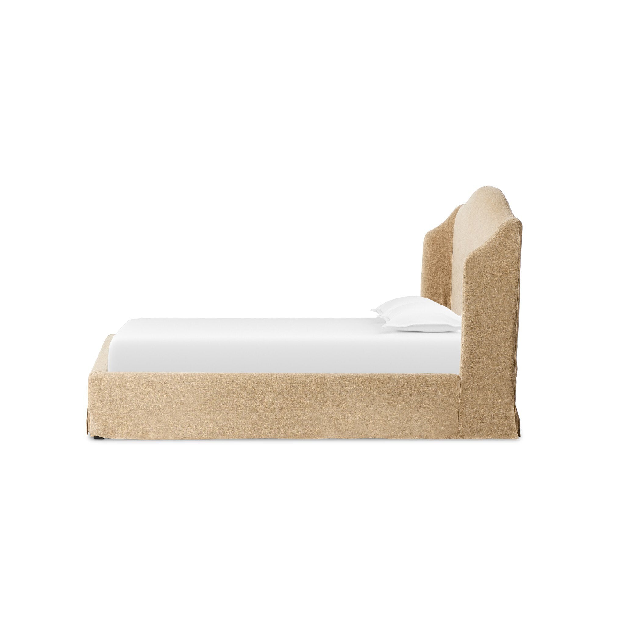 Meryl Slipcover Bed - Broadway Canvas | King - Image 3