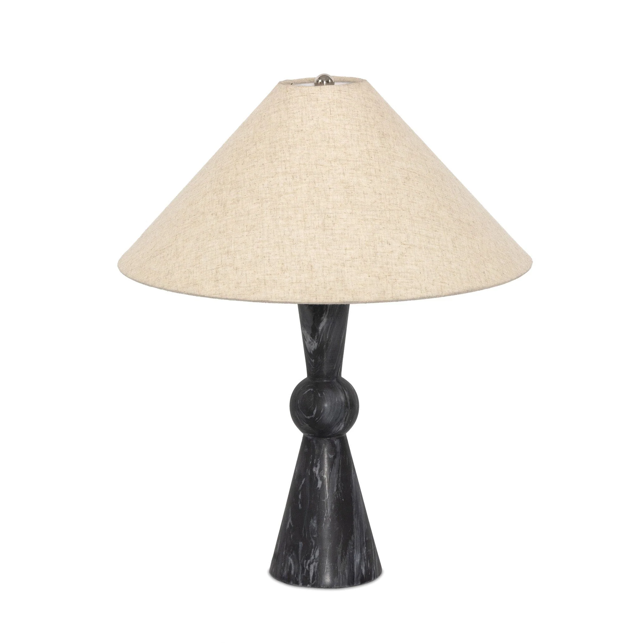 Bibianna Table Lamp - Black Italian Marble - Image 2
