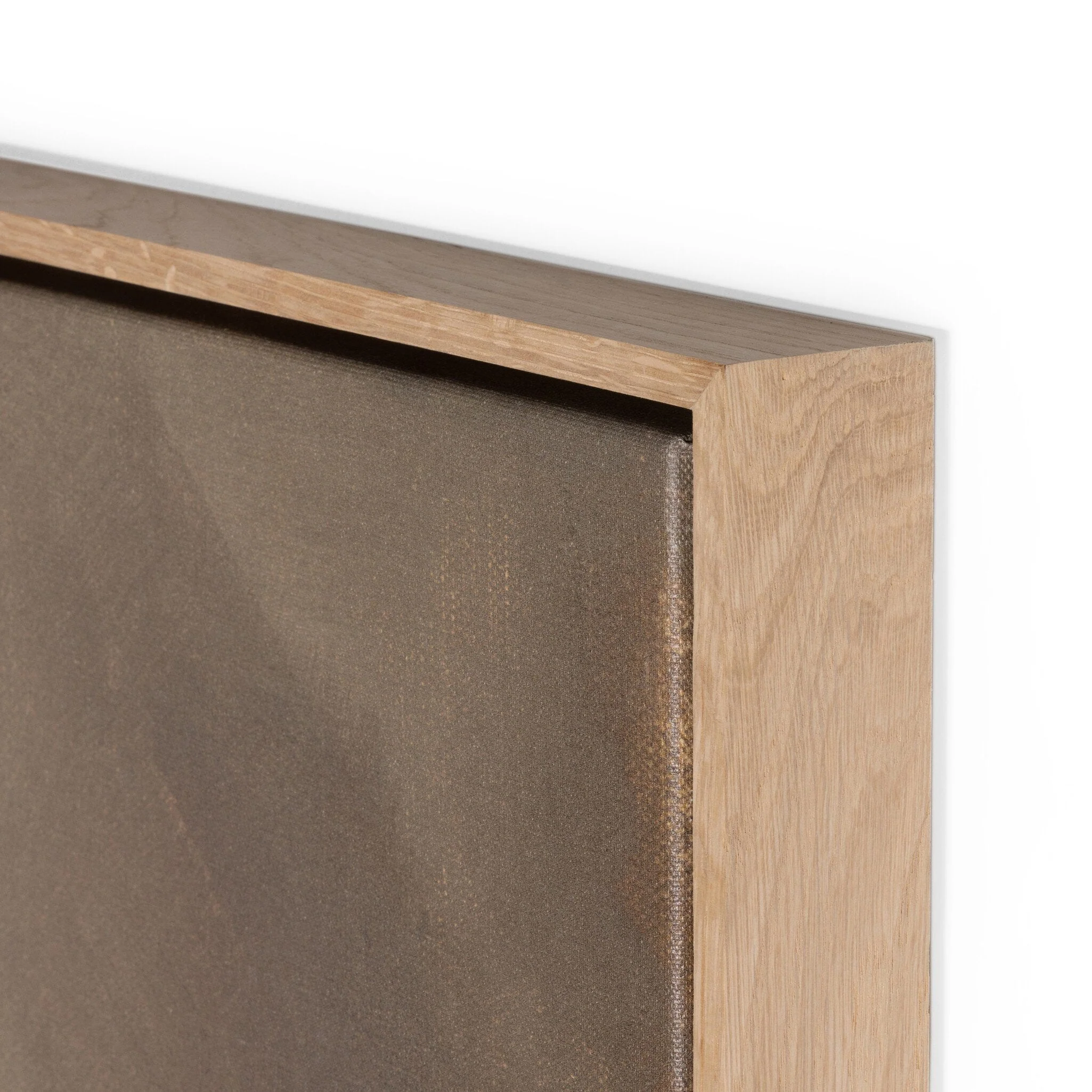 Fog II by Lauren Fuhr - Vertical Grain White Oak Floater | 32.5" x 48" - Image 3