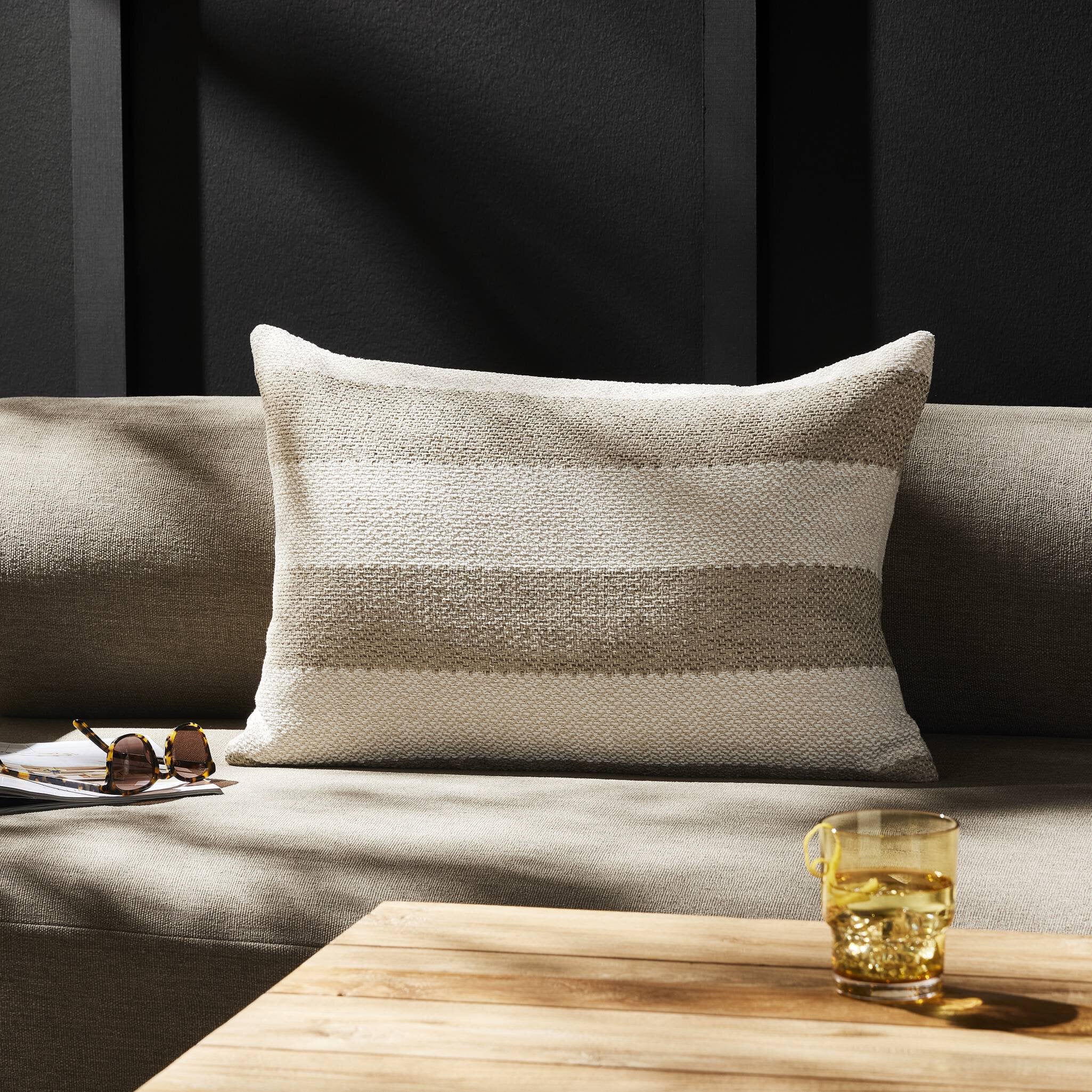 Tarbett Stripe Outdoor Pillow - Tarbett Stripe - Image 2