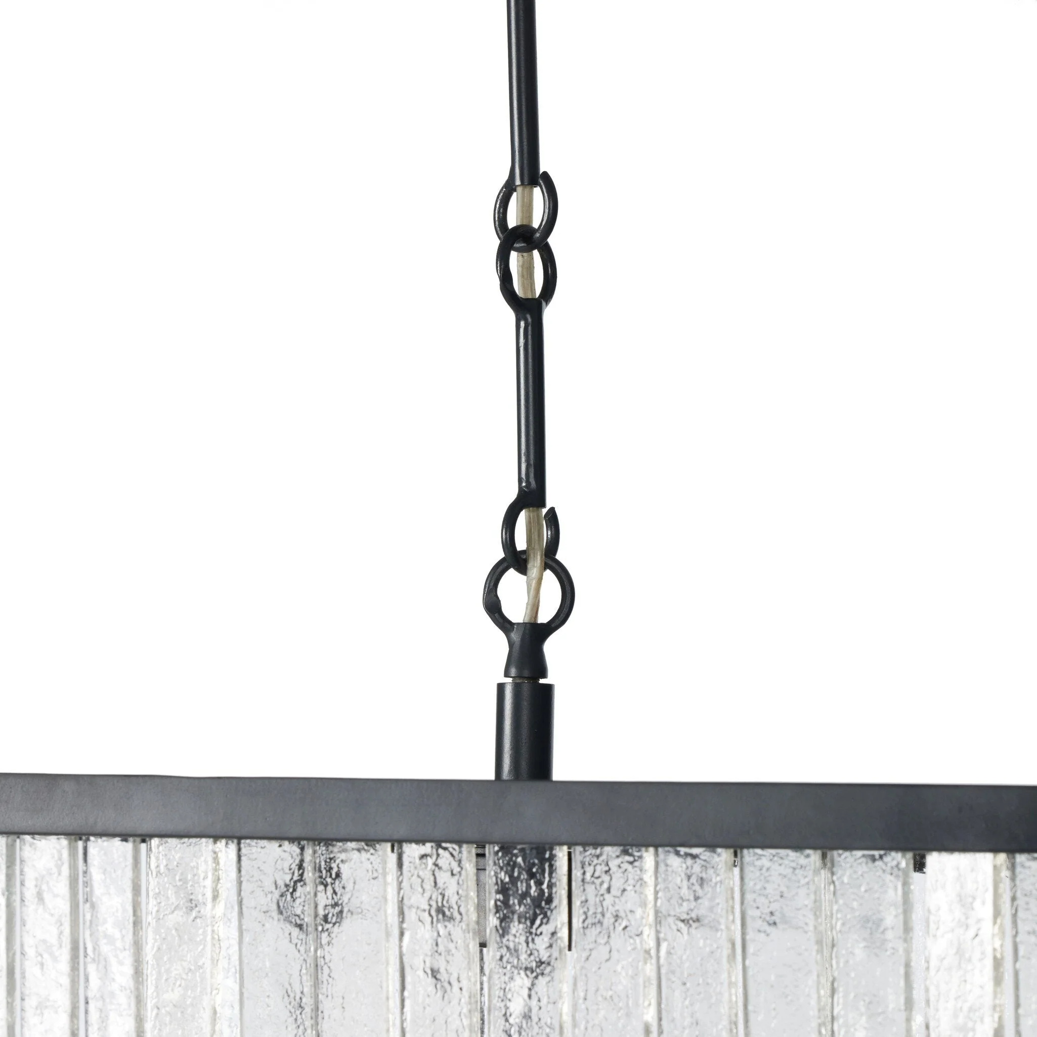 Meredith Linear Chandelier - Antiqued Iron - Image 3