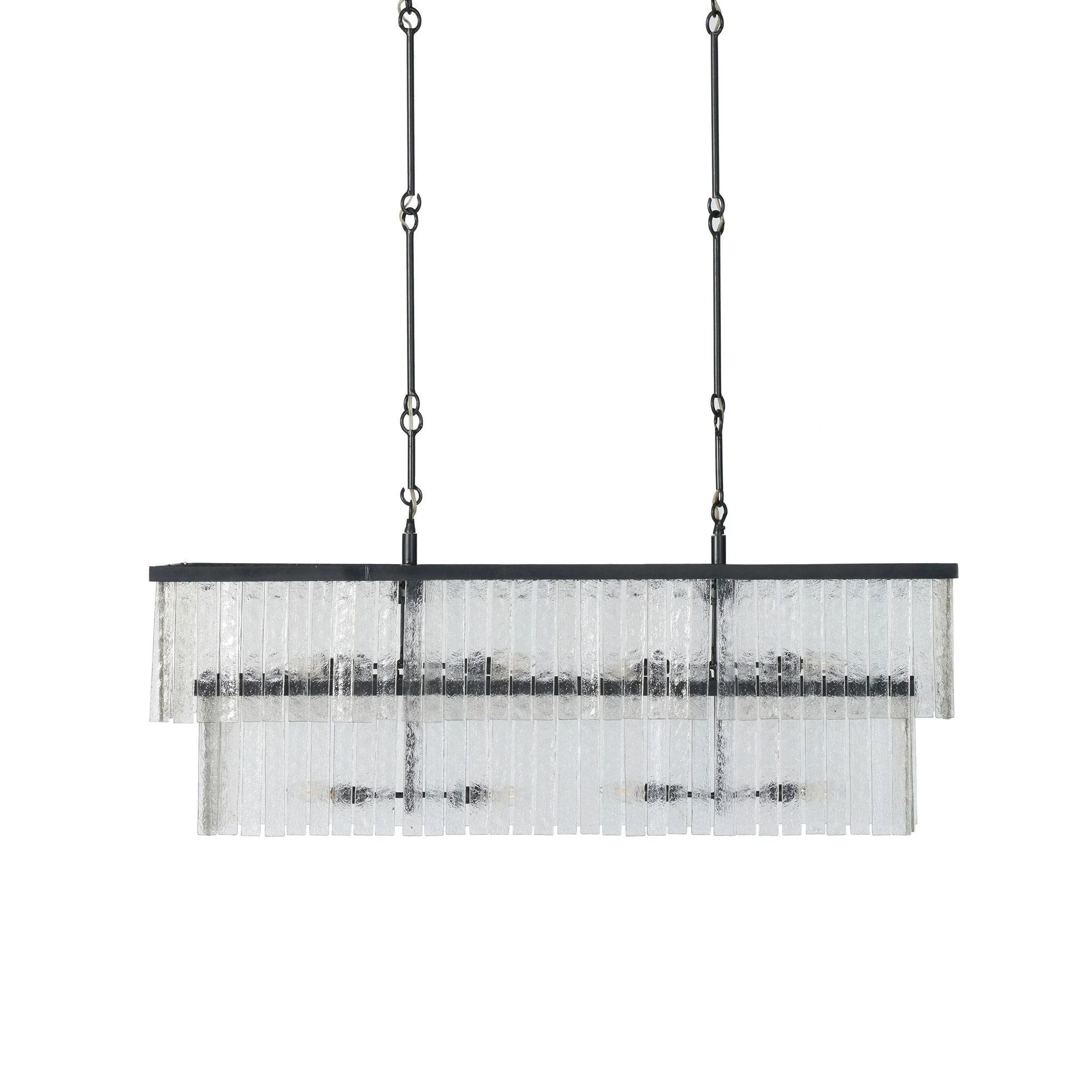 Meredith Linear Chandelier - Antiqued Iron - Image 1