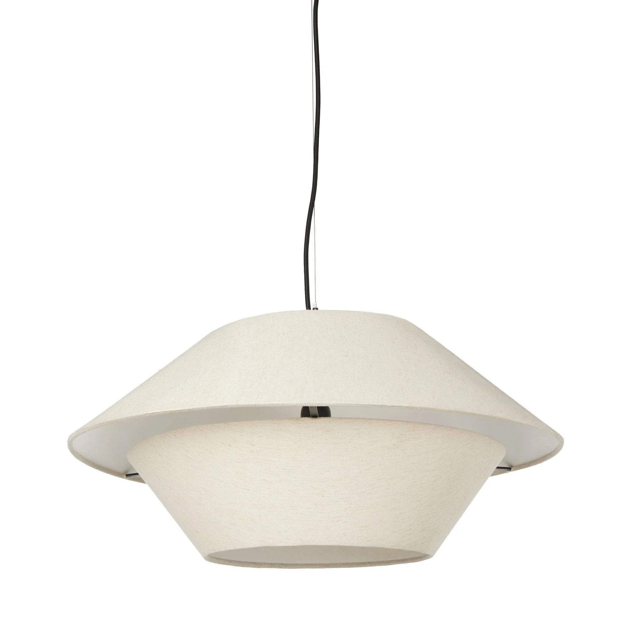 Mccarthy Pendant - Beige Linen - Image 3