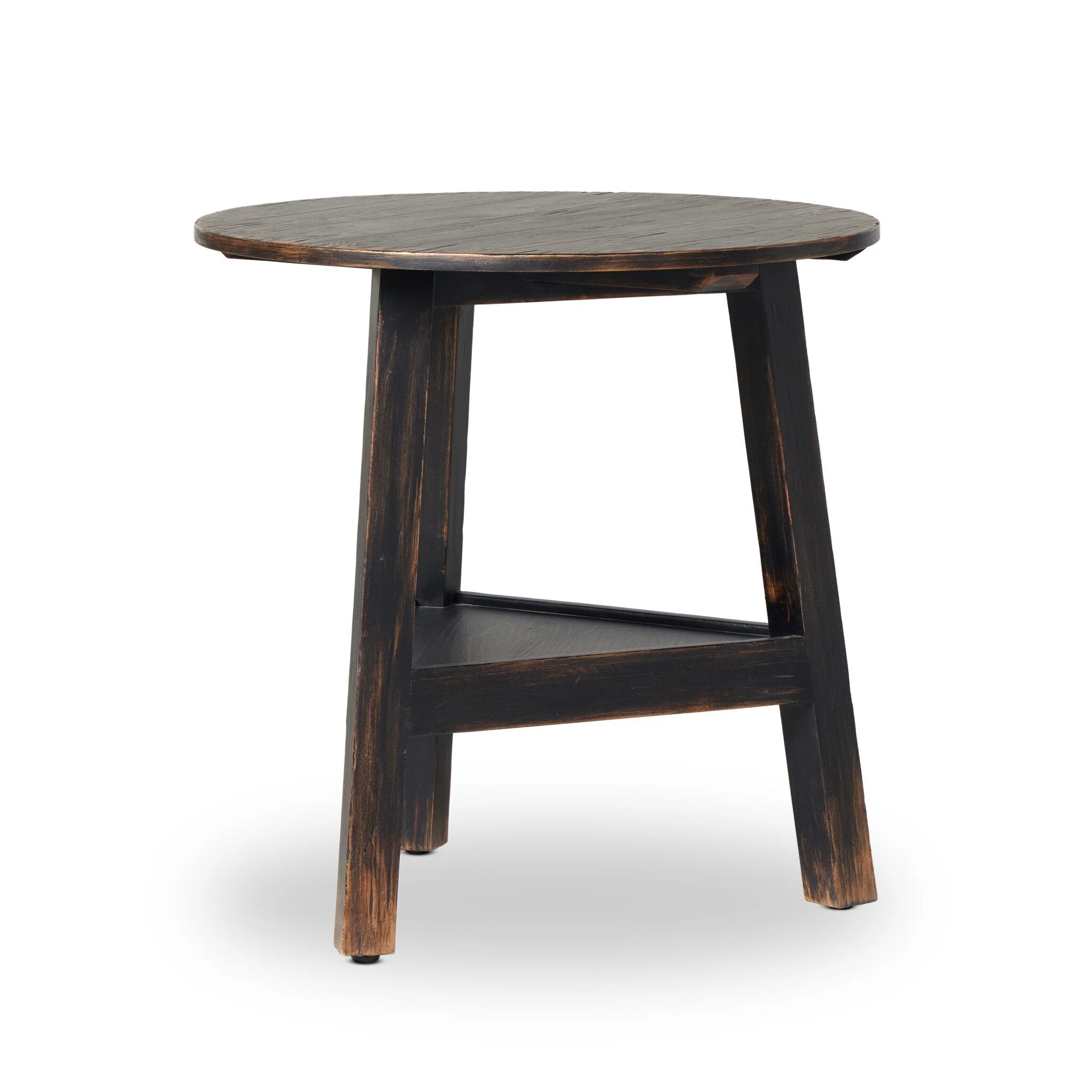 Kickapoo River Cricket Table - Distressed Black Veneer - Image 3