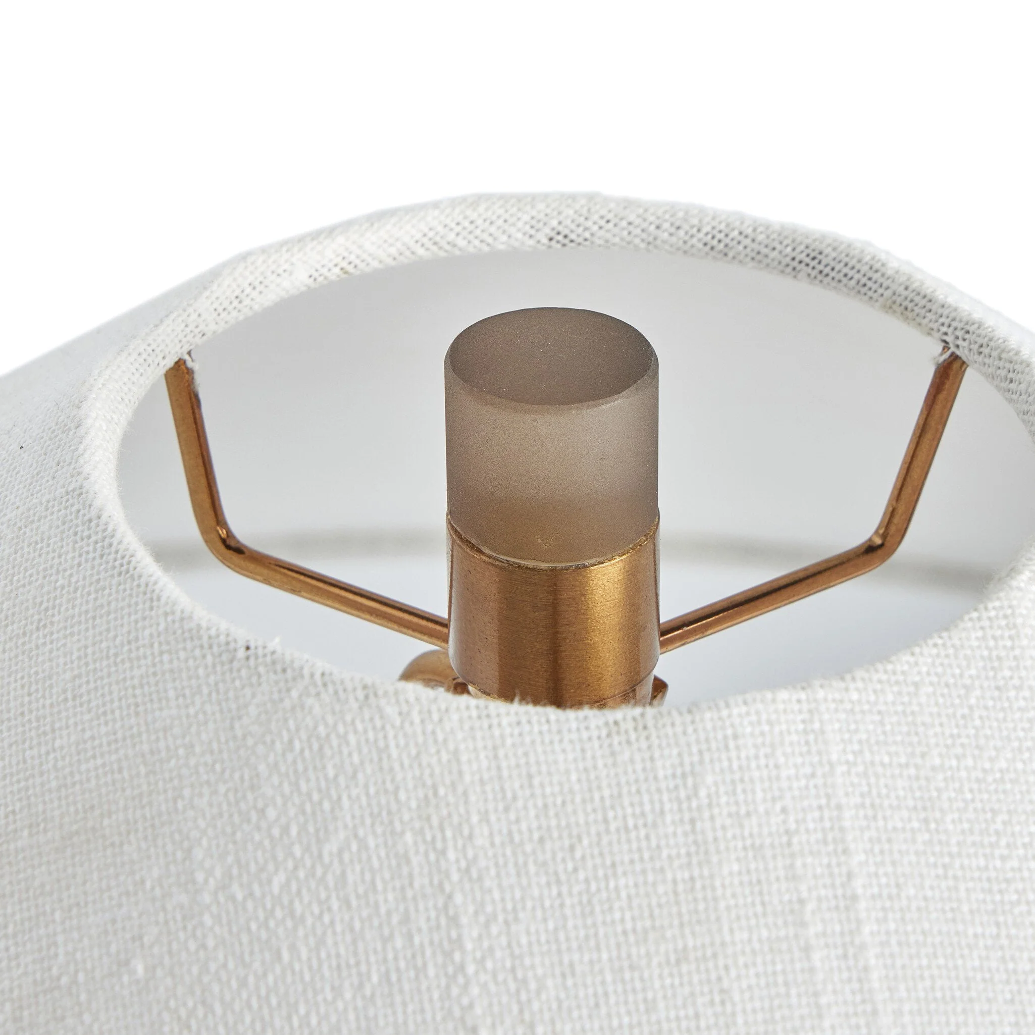 Patton Table Lamp - Smoked Blown Glass - Image 3