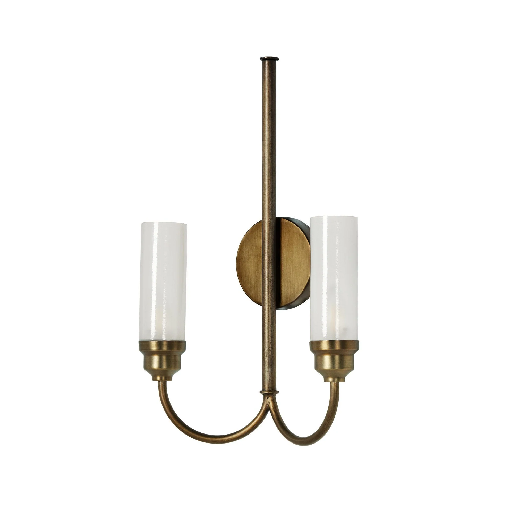 Darby Sconce - Antique Brass Iron - Image 1