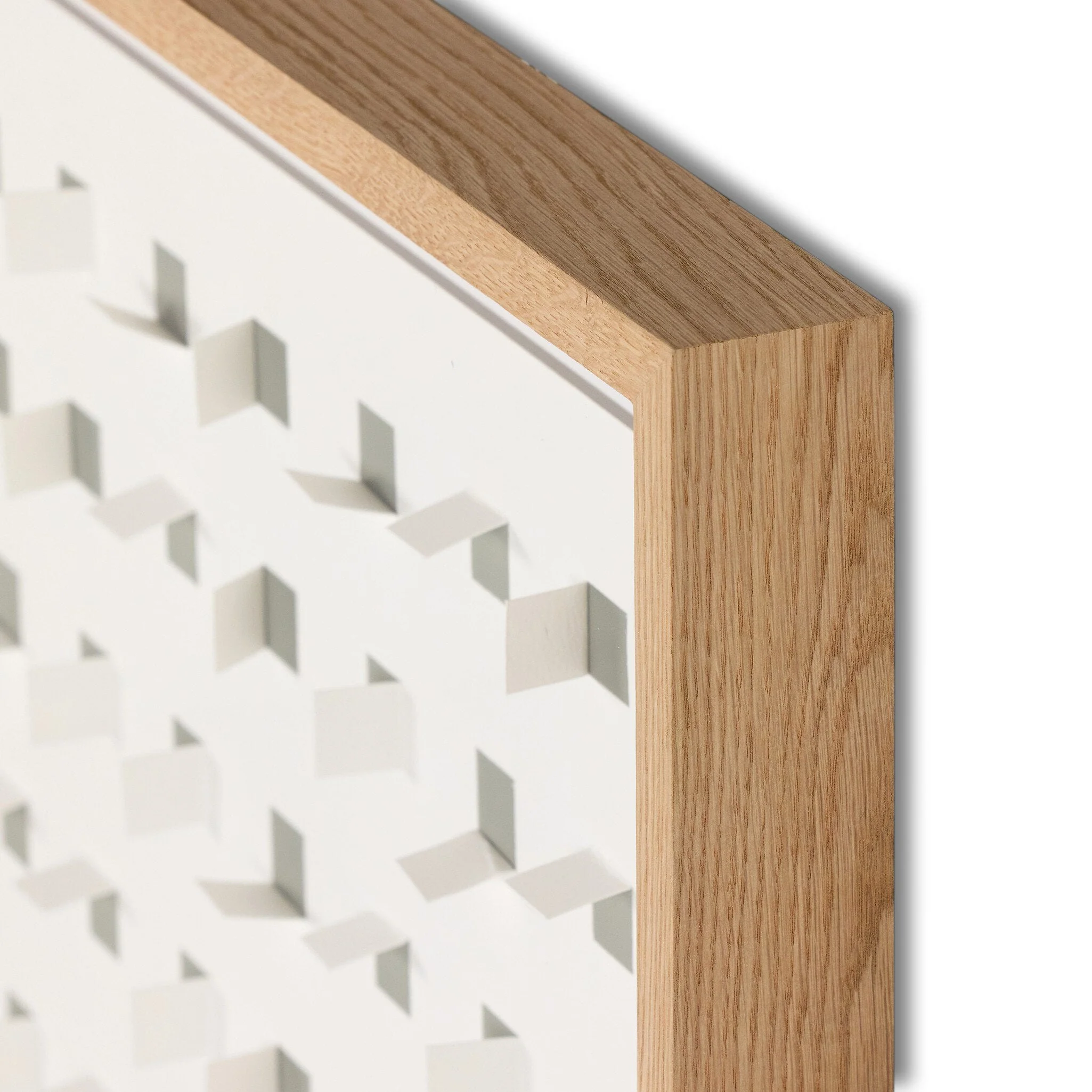 See Through Laurel Oak by FH Art Studio - Vertical Grain 2.5 White Oak | 48" x 48" - Image 3
