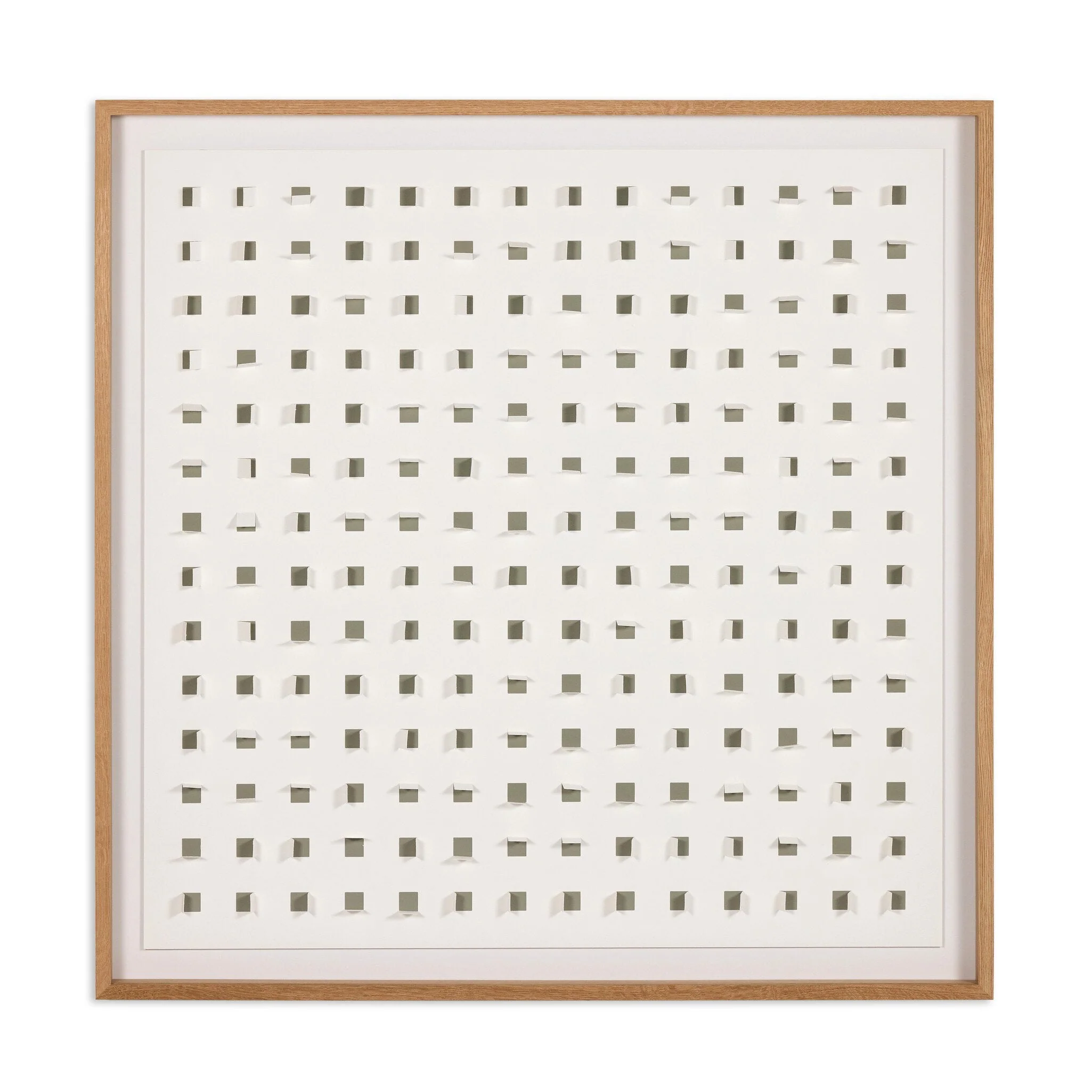 See Through Laurel Oak by FH Art Studio - Vertical Grain 2.5 White Oak | 48" x 48" - Image 1