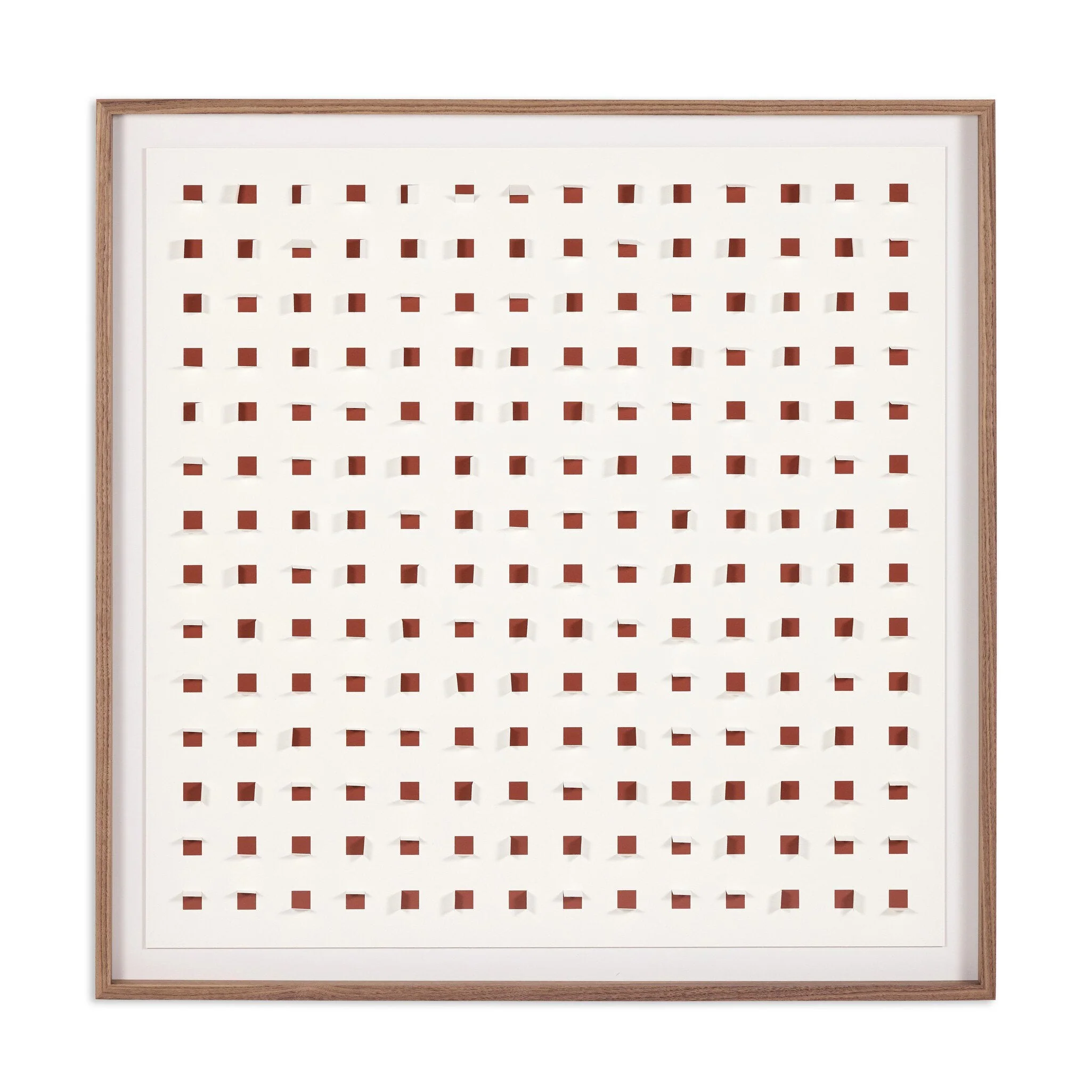See Through Rustic Brown by FH Art Studio – Rustic 2.5 Walnut | 48″ x 48″