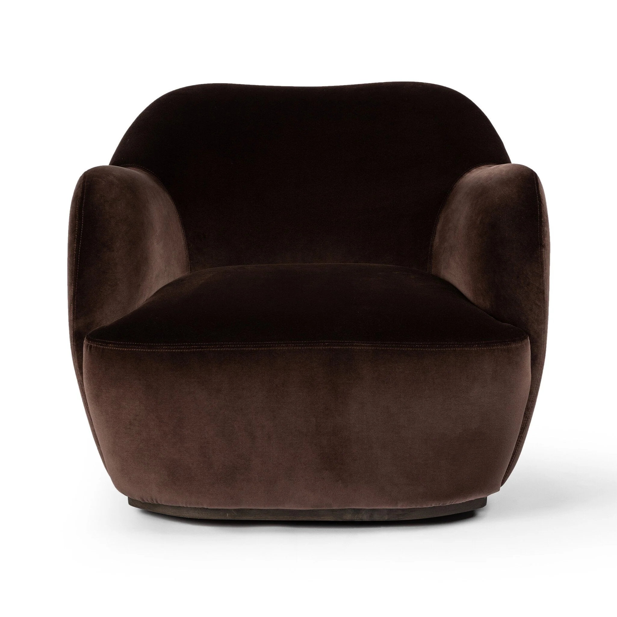 Julius Swivel Chair - Surrey Cocoa - Image 1