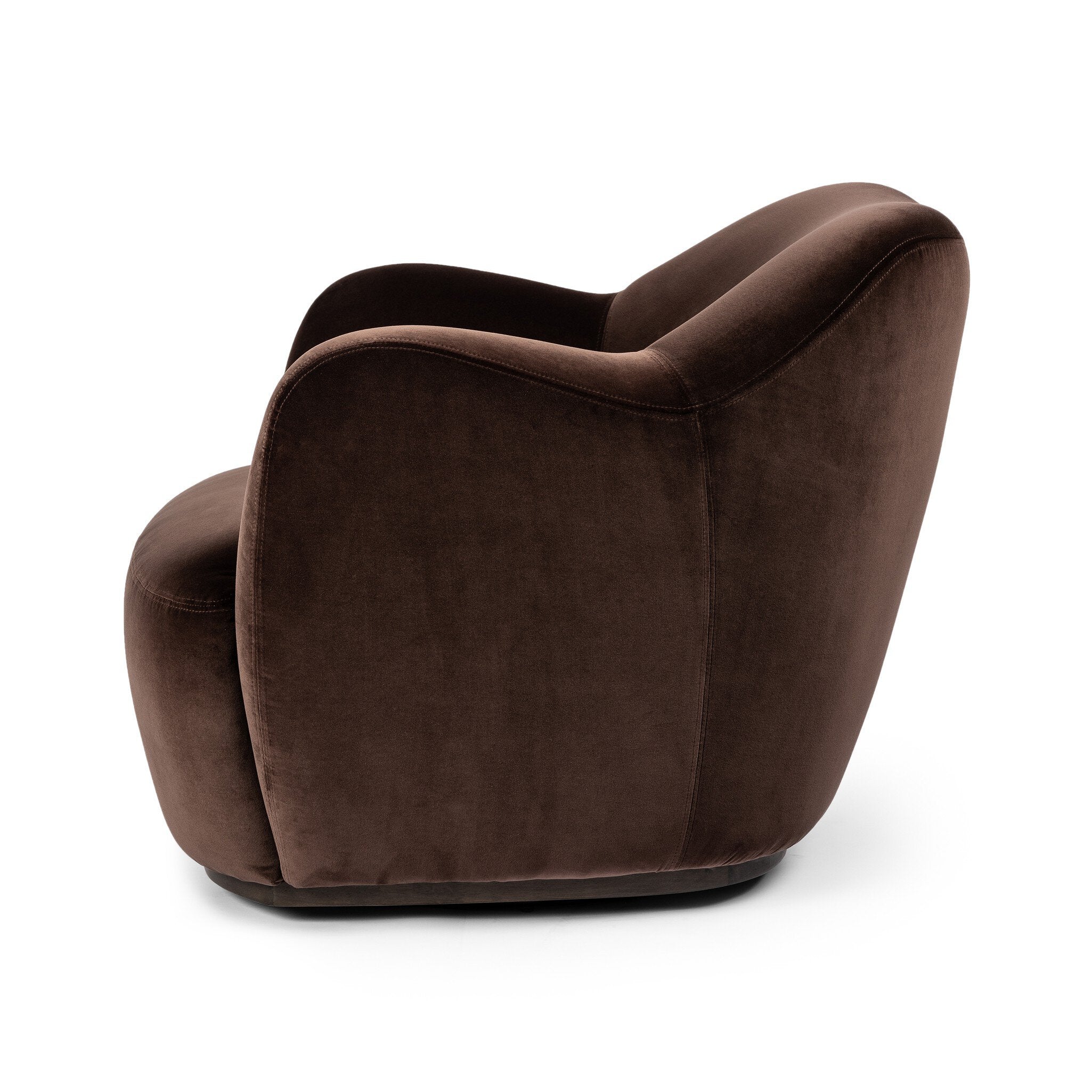 Julius Swivel Chair - Surrey Cocoa - Image 3