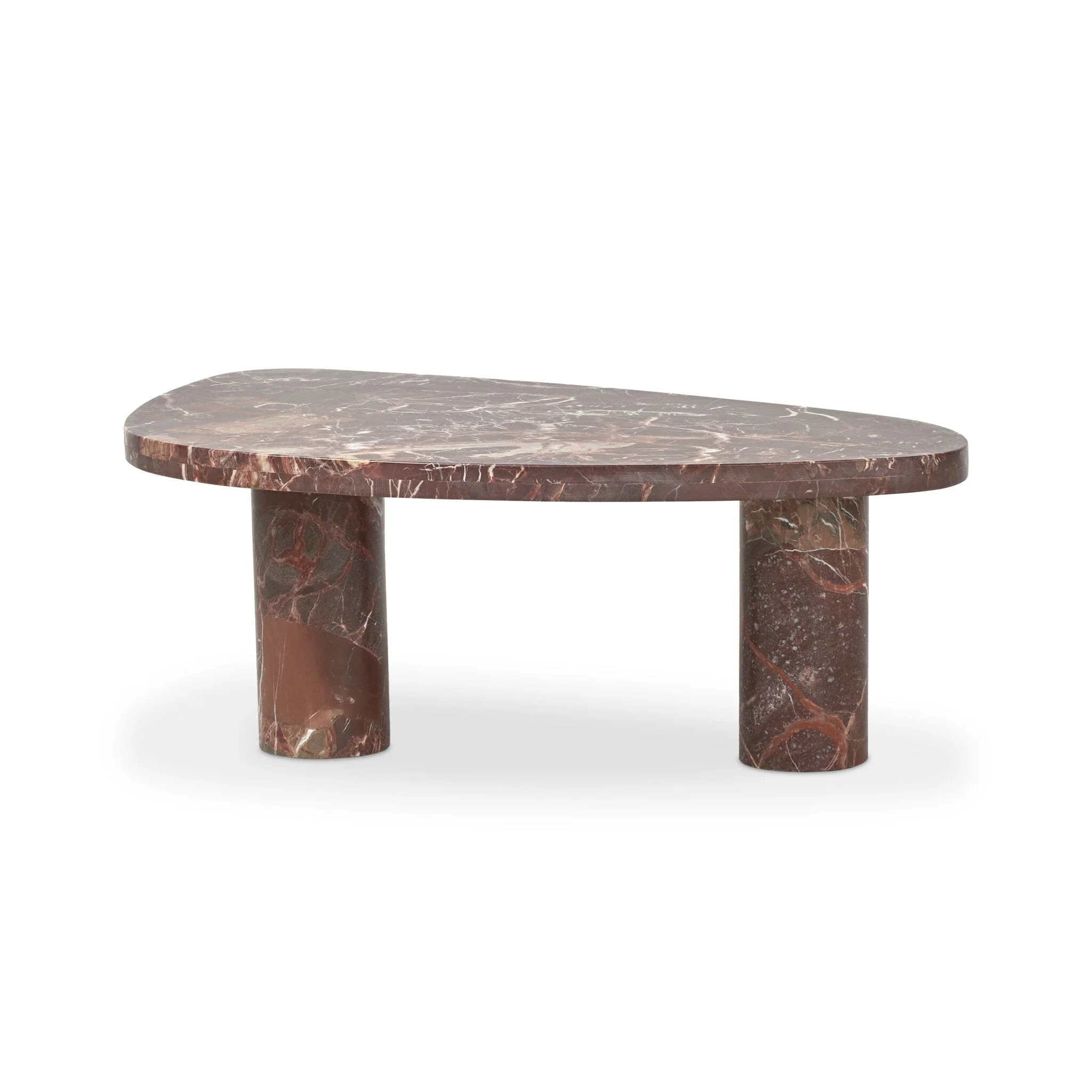 Zion Nesting Coffee Table - Merlot Marble - Image 1
