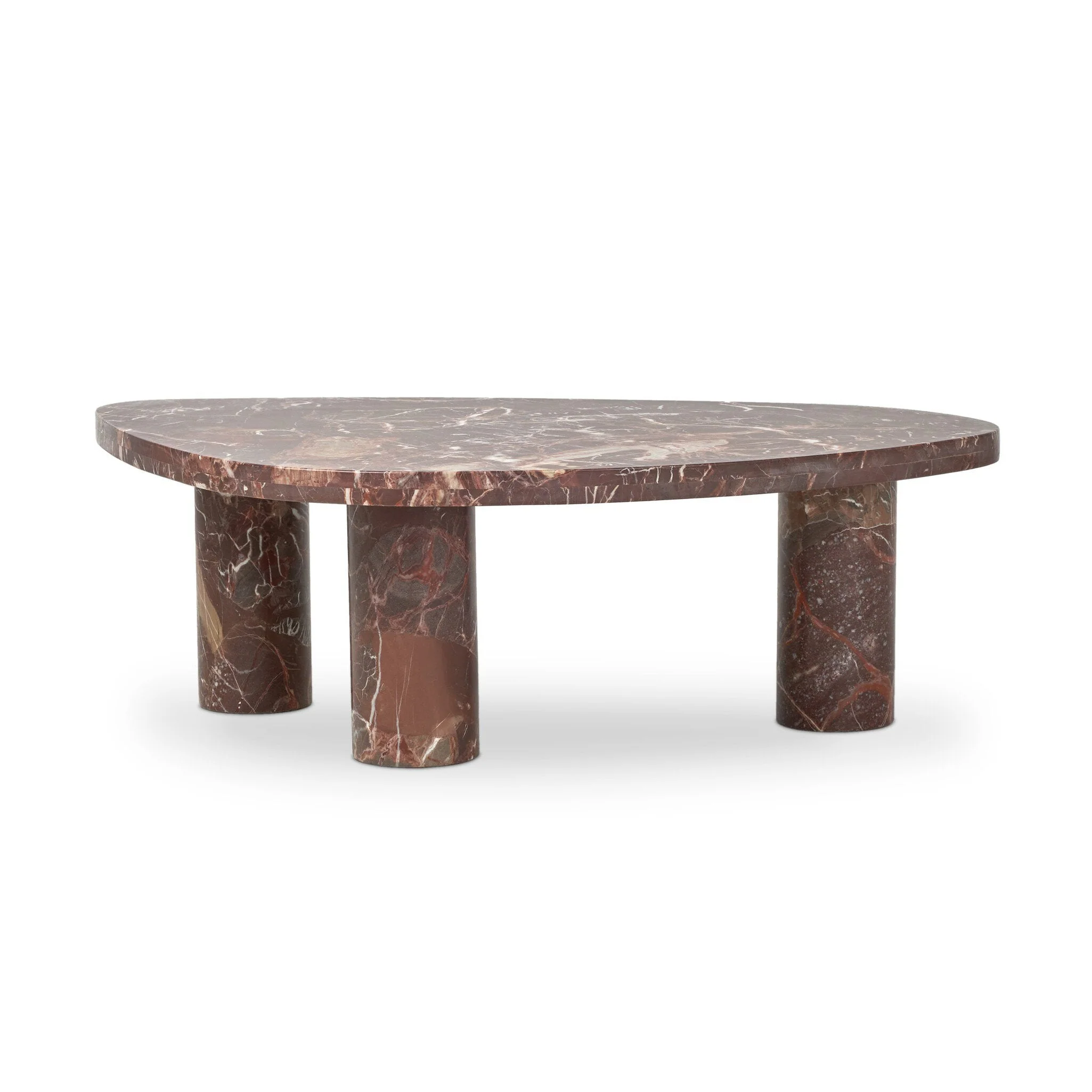Zion Nesting Coffee Table - Merlot Marble - Image 2