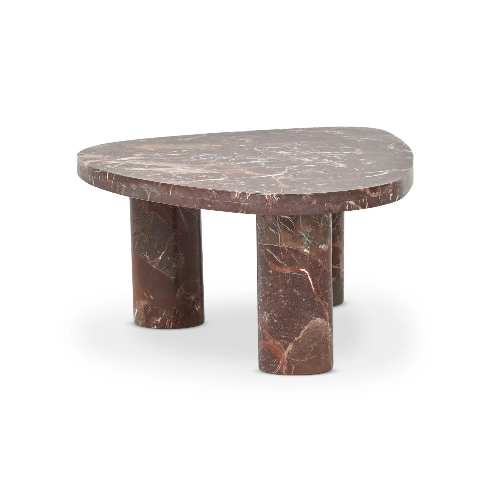 Zion Nesting Coffee Table - Merlot Marble - Image 3