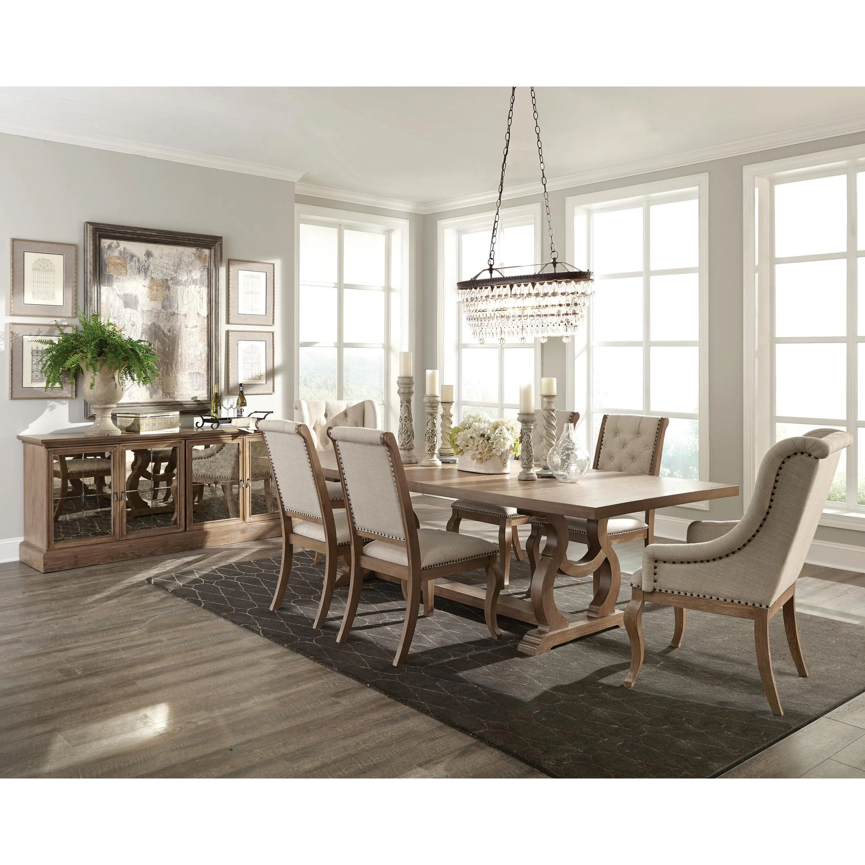 Coaster Furniture Brockway 110291 7 pc Dining Set - Image 1